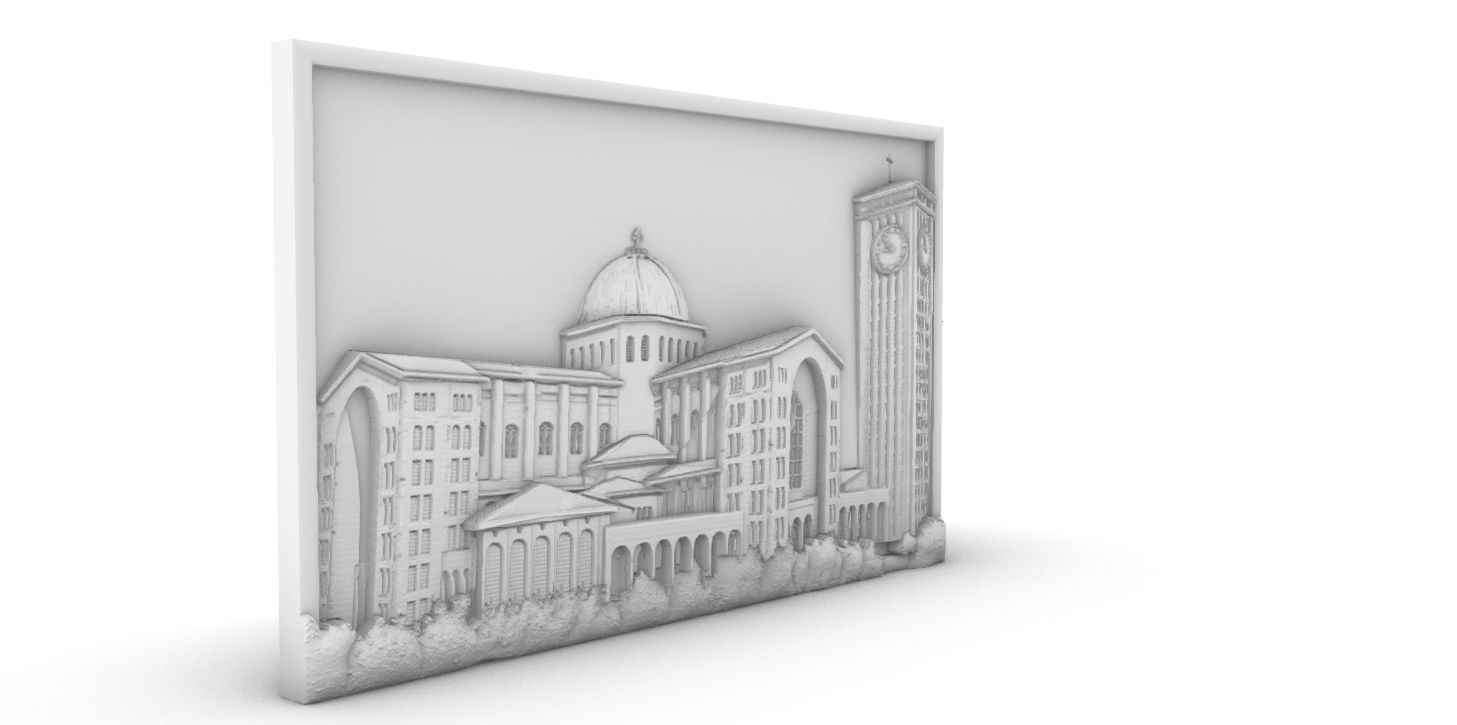 Basilica Church of Aparecida 3D print model_6