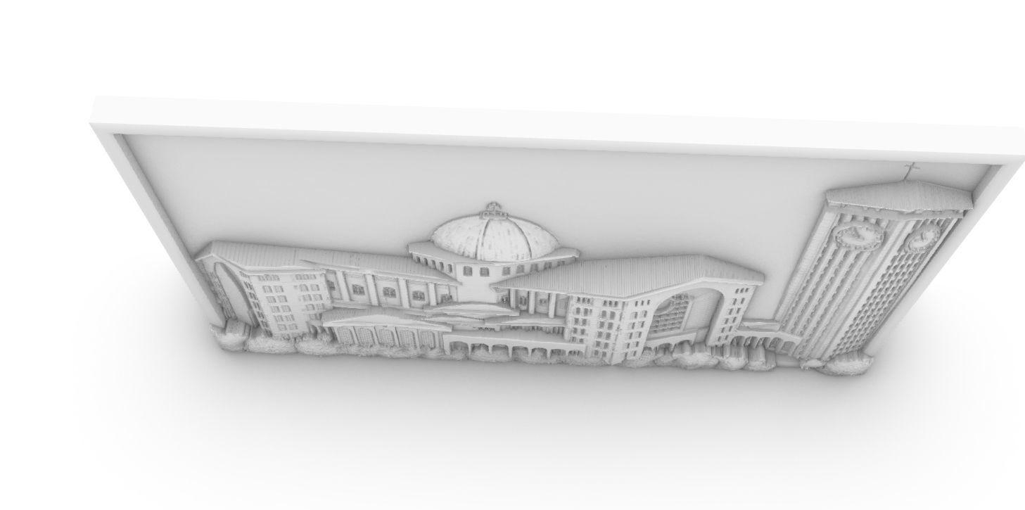 Basilica Church of Aparecida 3D print model_16