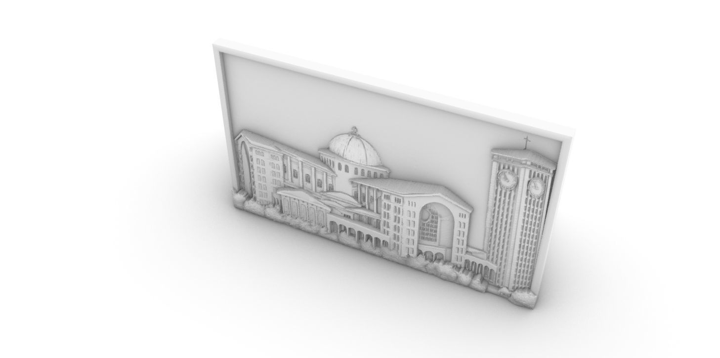 Basilica Church of Aparecida 3D print model_14