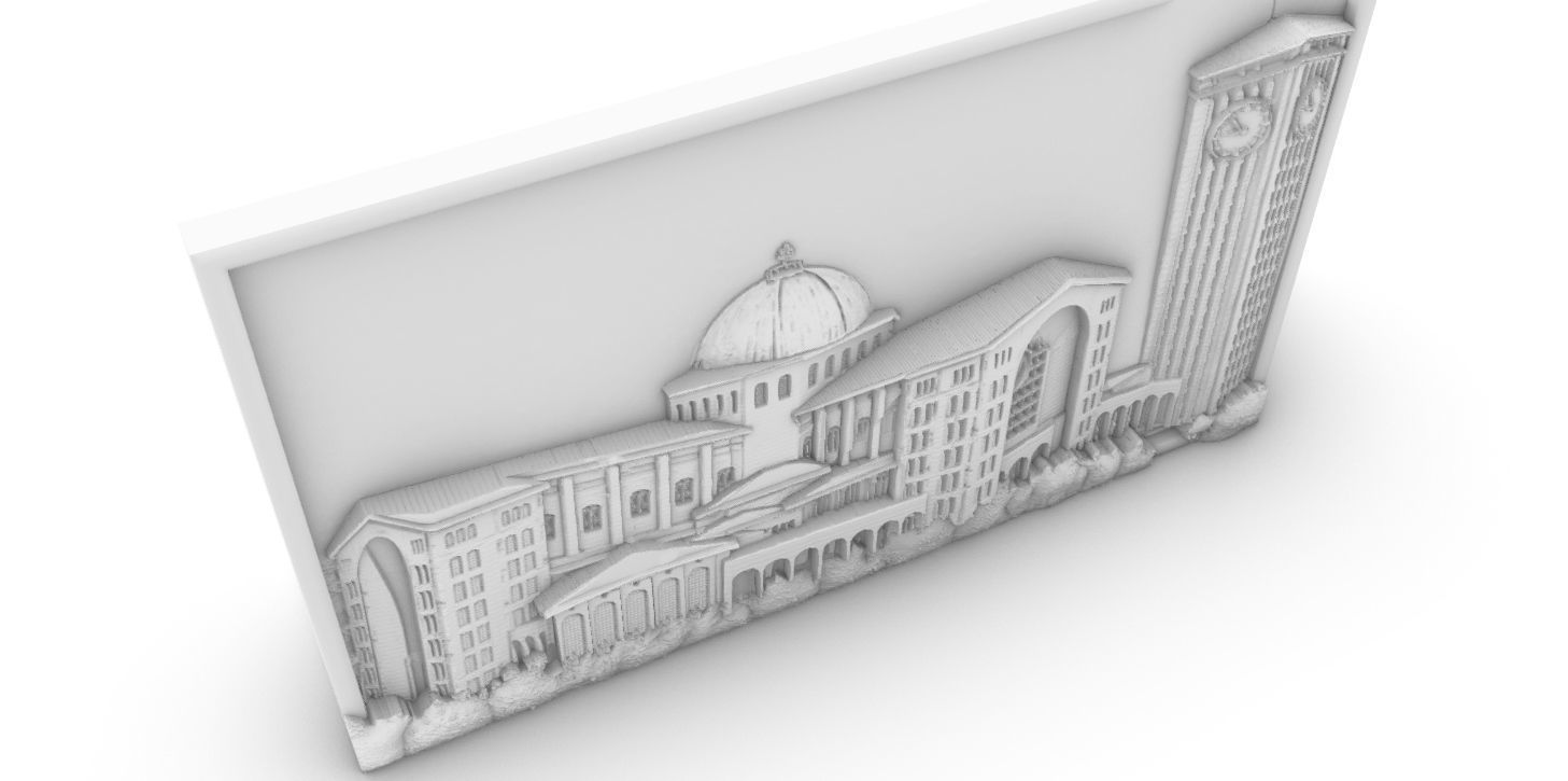 Basilica Church of Aparecida 3D print model_17