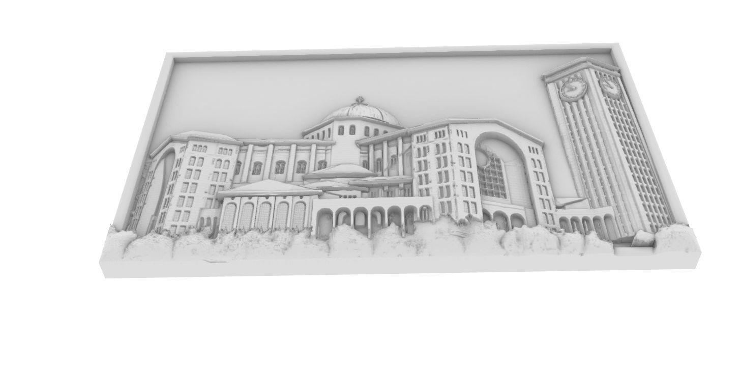 Basilica Church of Aparecida 3D print model_15