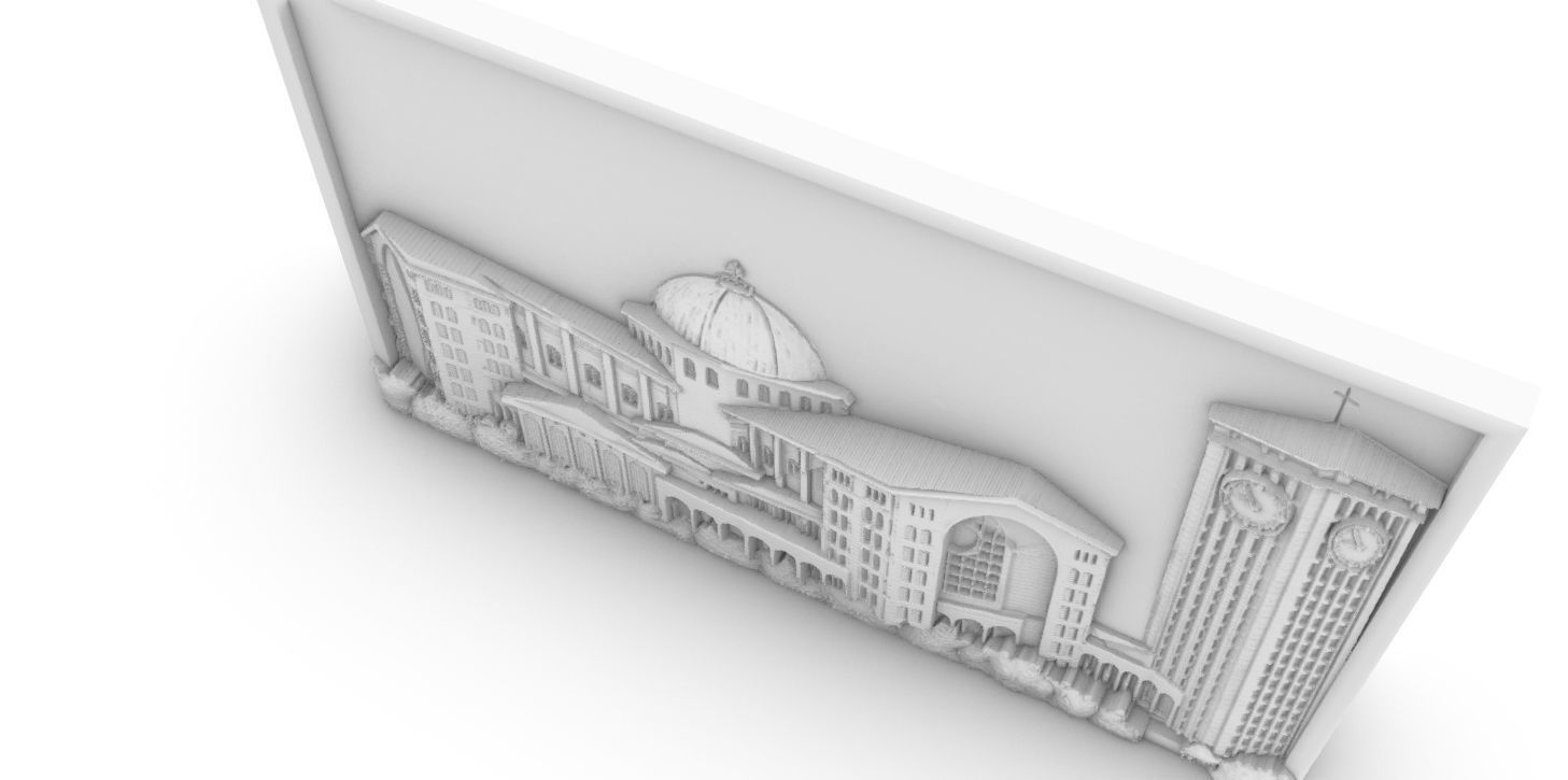 Basilica Church of Aparecida 3D print model_18