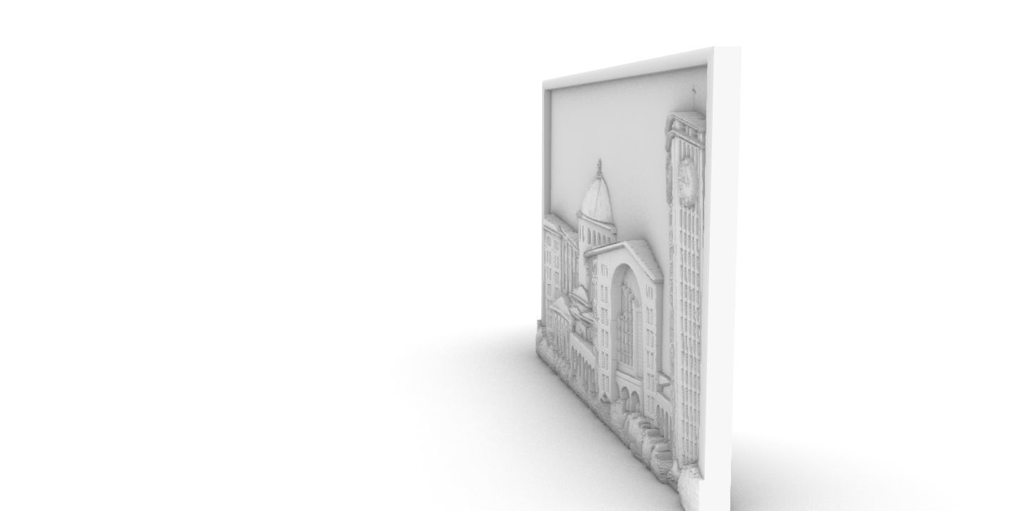 Basilica Church of Aparecida 3D print model_12