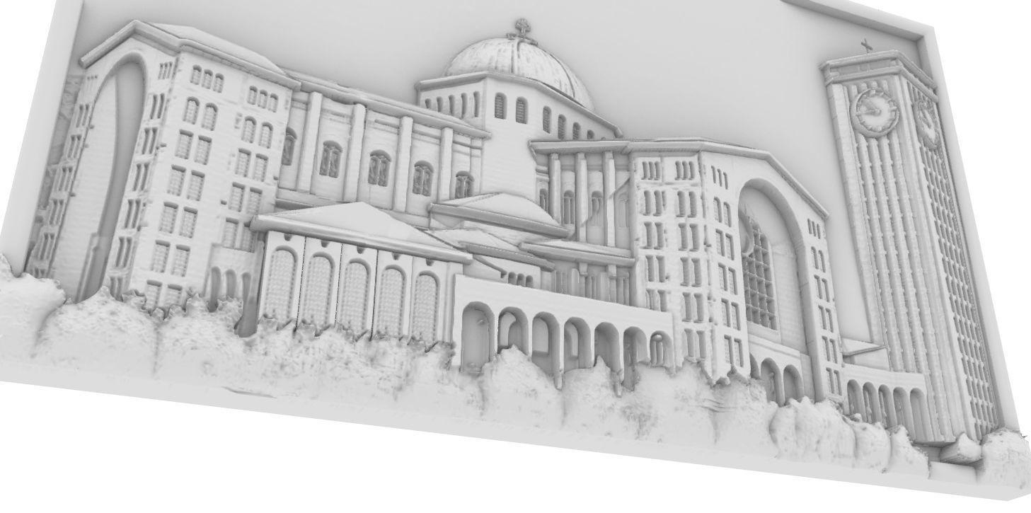 Basilica Church of Aparecida 3D print model_24