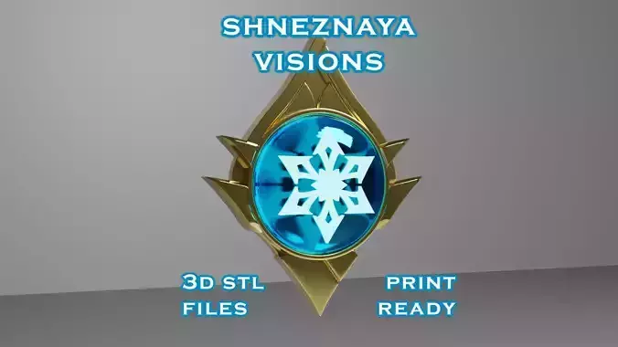 Shneznaya Vision Set -- Childe Cosplay -- Genshin Impact 