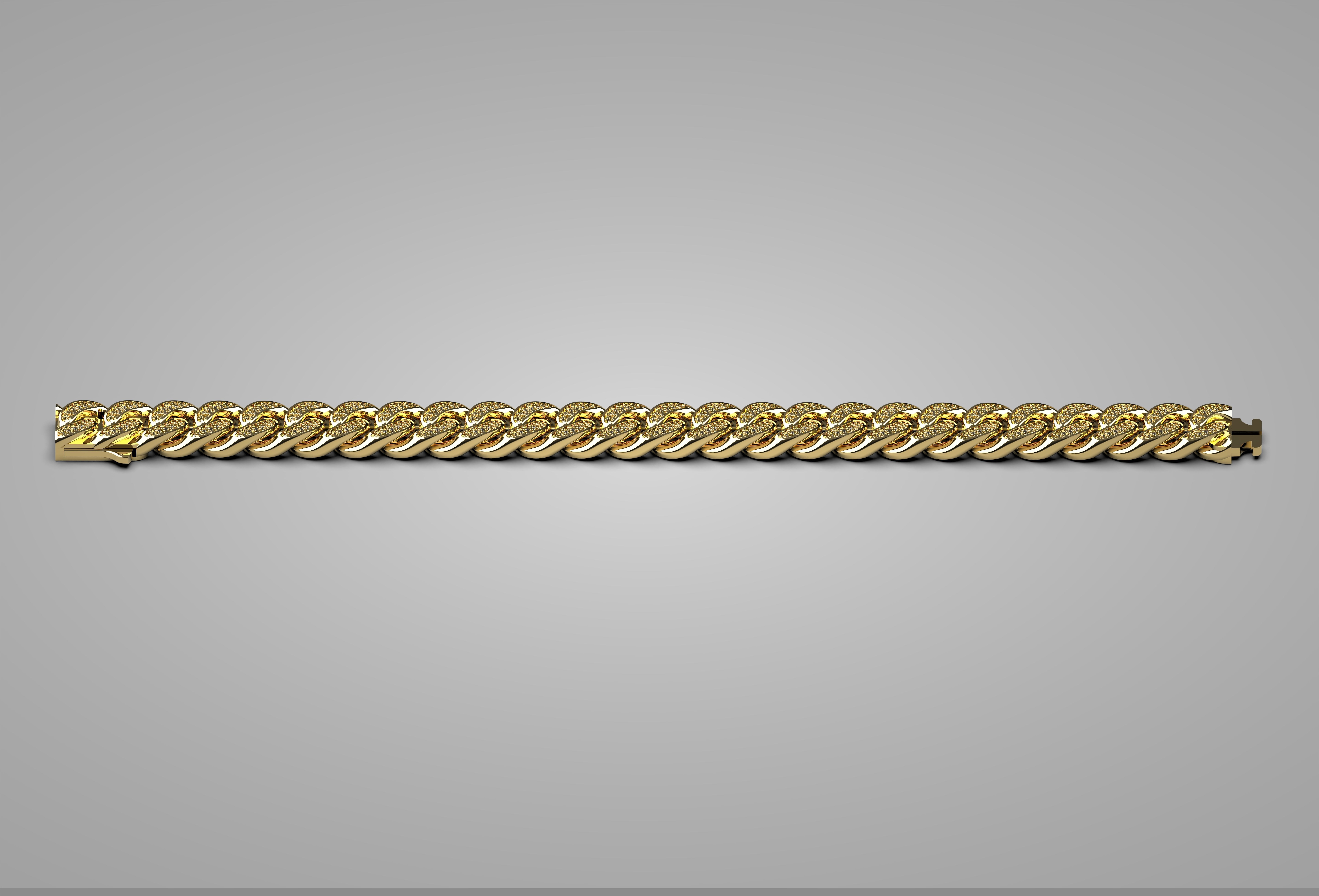 Cuban Chain 3D print model_3