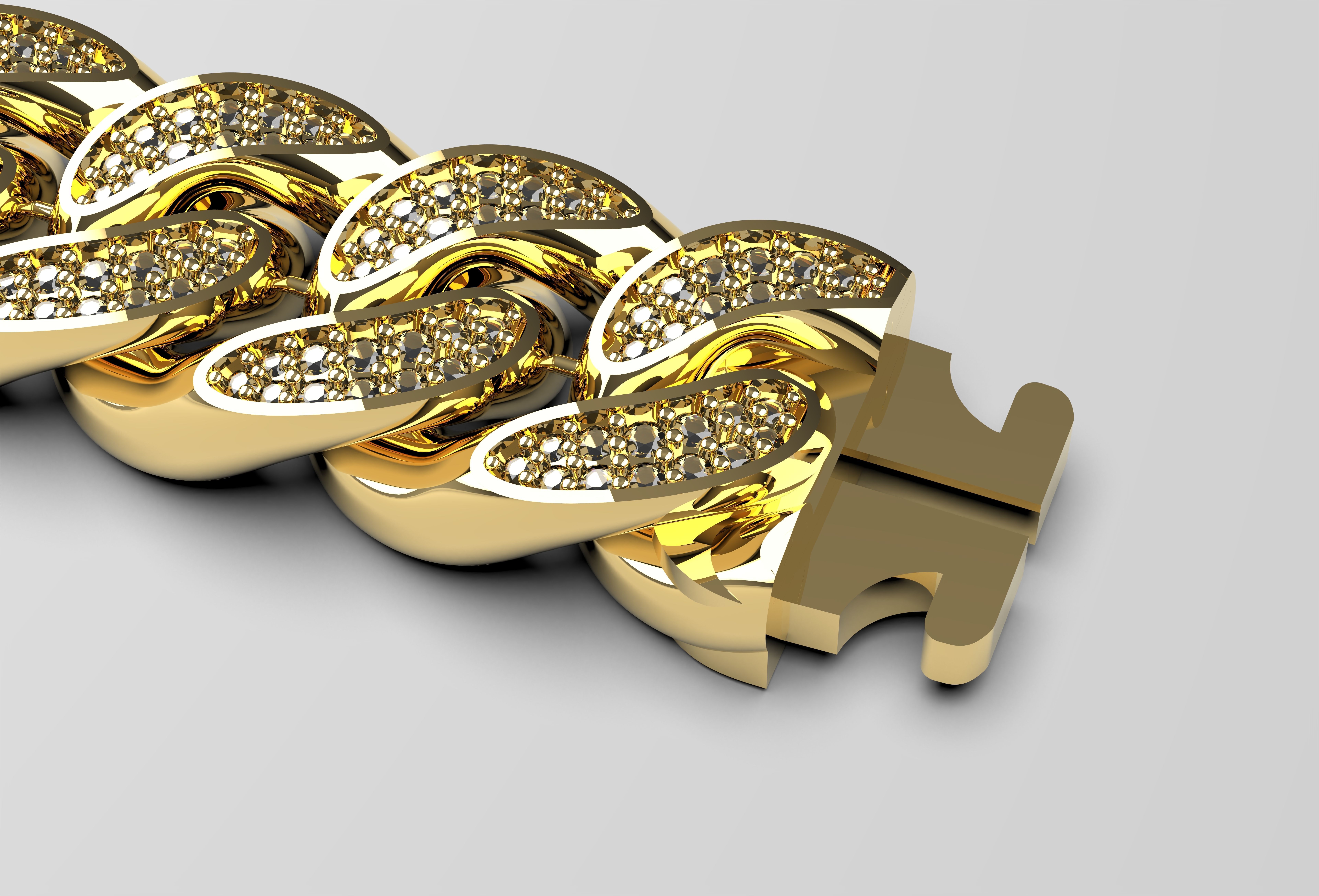 Cuban Chain 3D print model_1