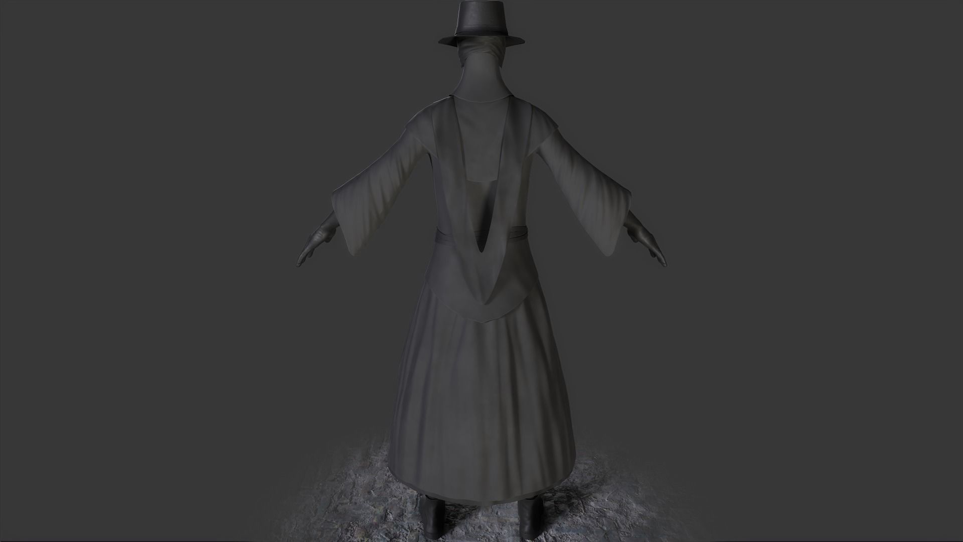 Sentry hammer Low-poly 3D model_12