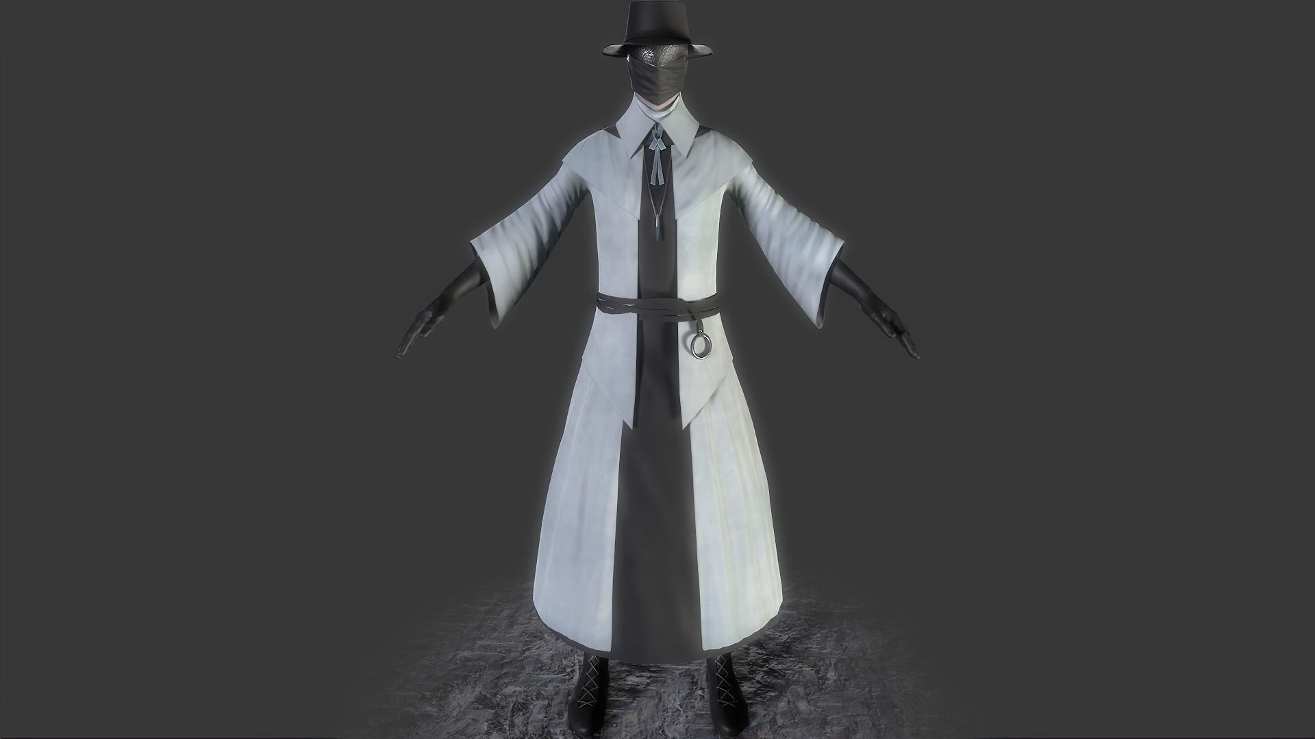 Sentry hammer Low-poly 3D model_4