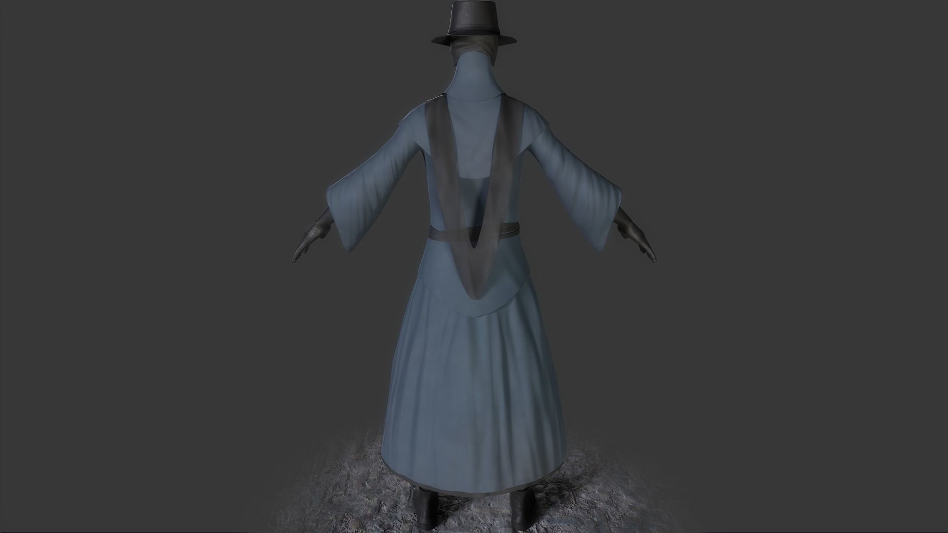 Sentry hammer Low-poly 3D model_11