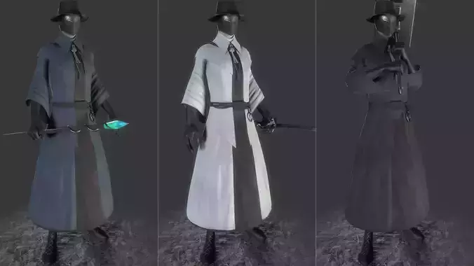 Sentry hammer Low-poly 3D model