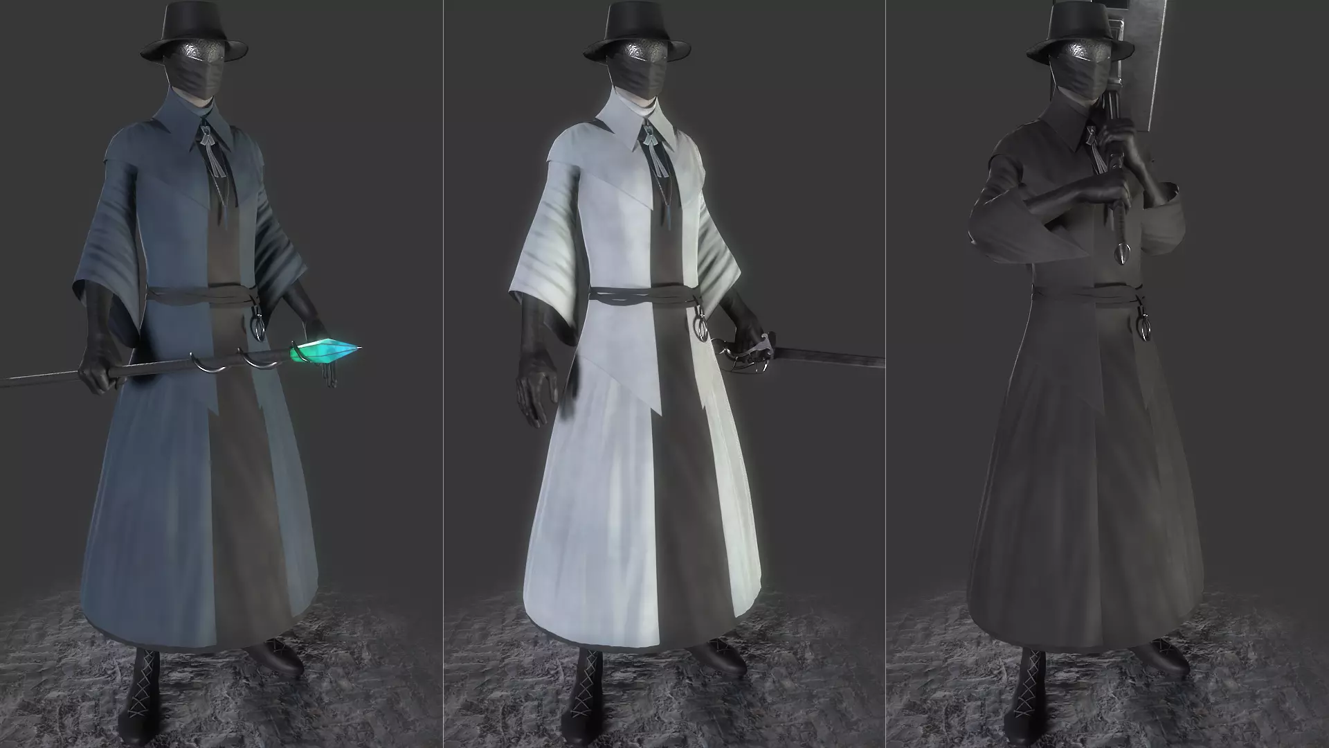 Sentry hammer Low-poly 3D model_0