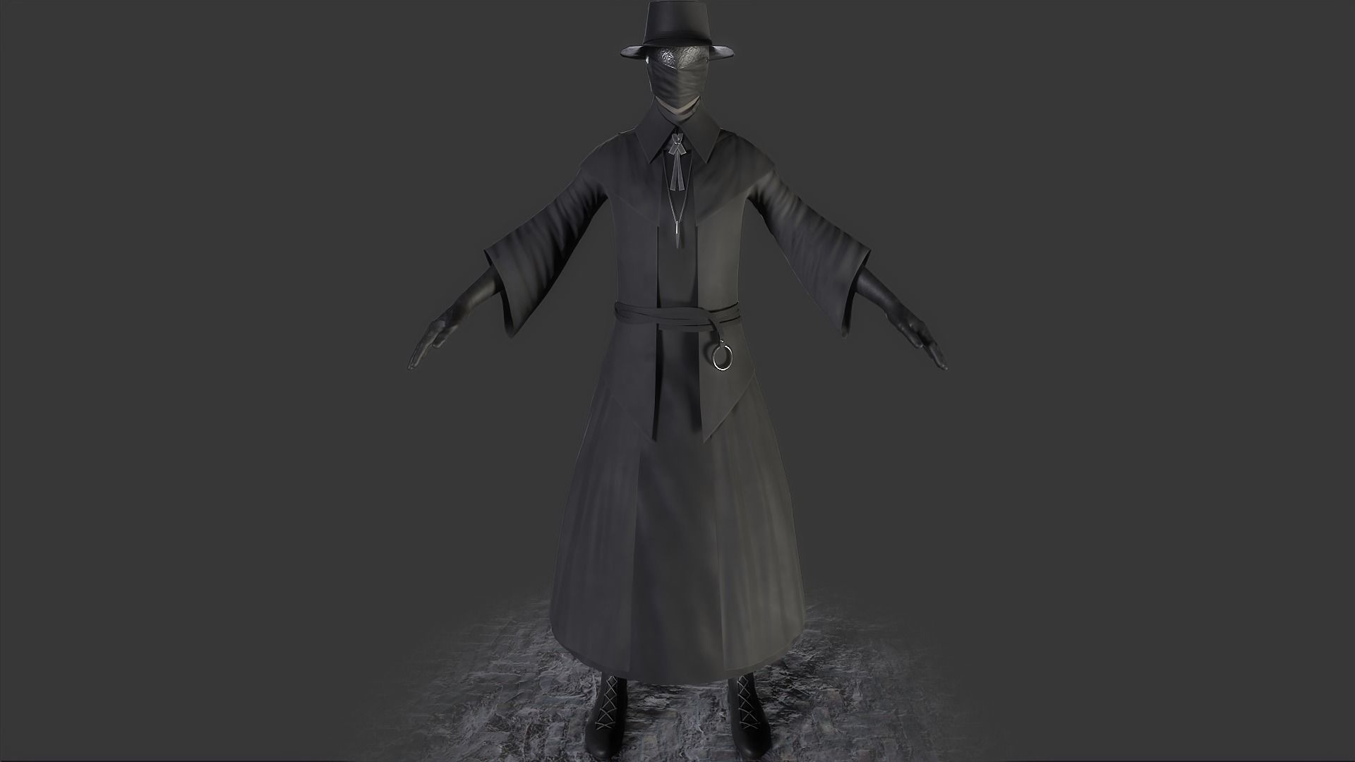 Sentry hammer Low-poly 3D model_6