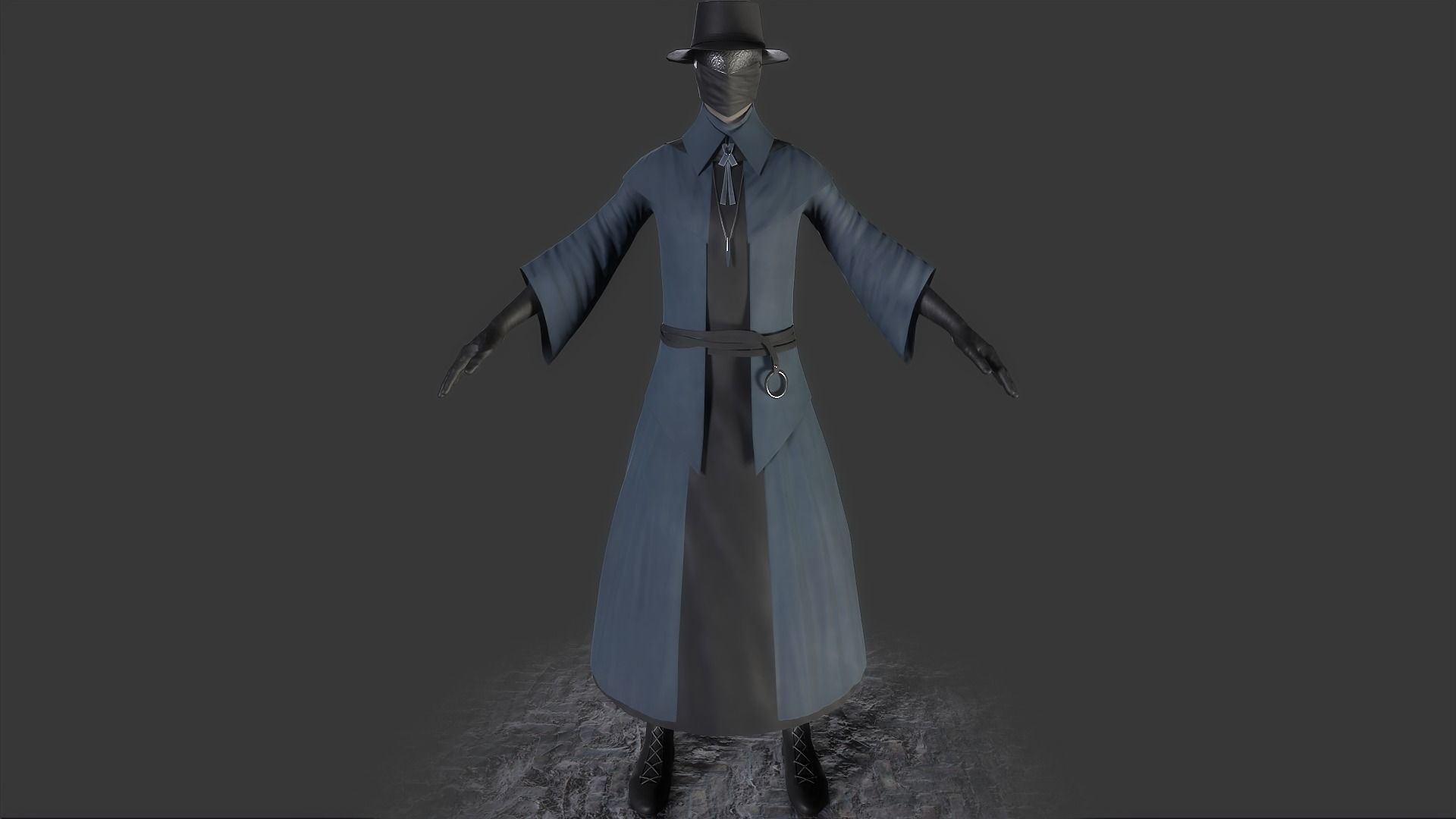 Sentry hammer Low-poly 3D model_5