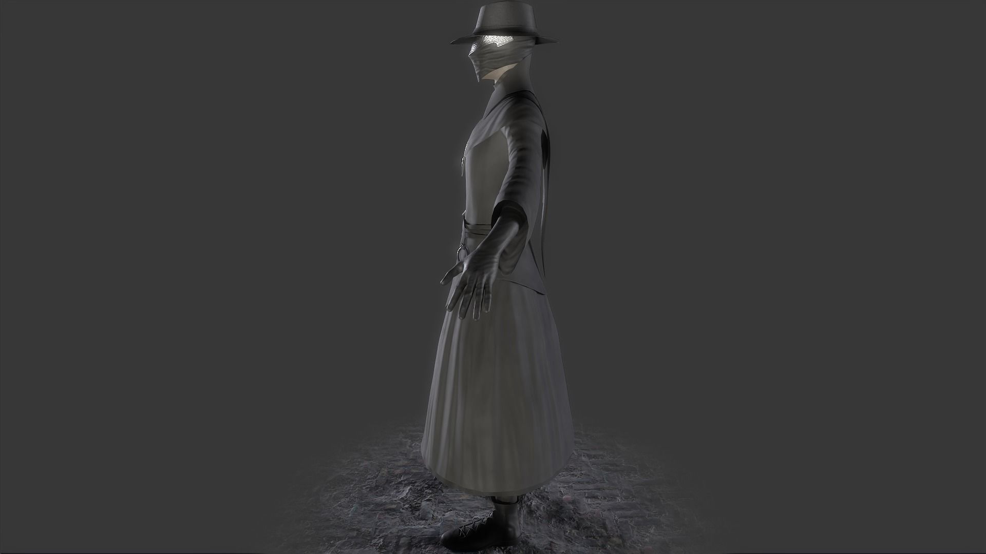 Sentry hammer Low-poly 3D model_15