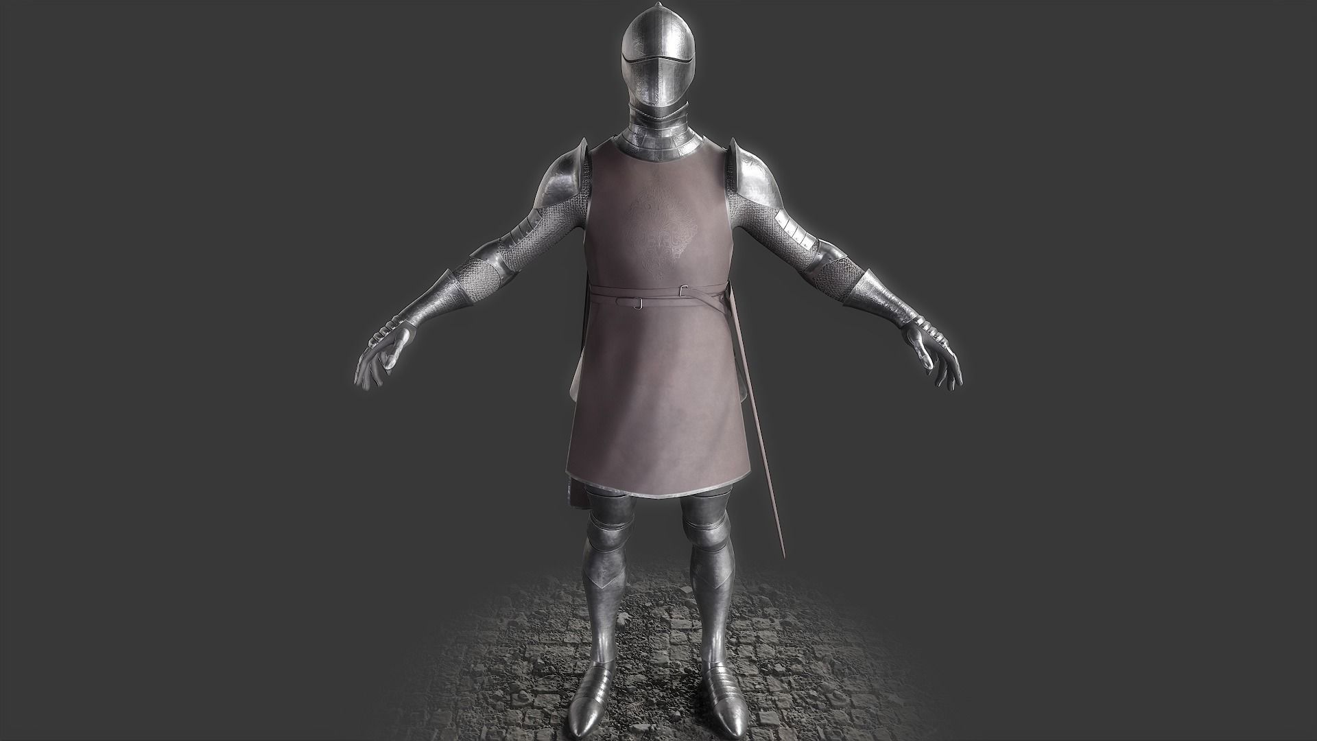 Knights Of Order Low-poly 3D model_3
