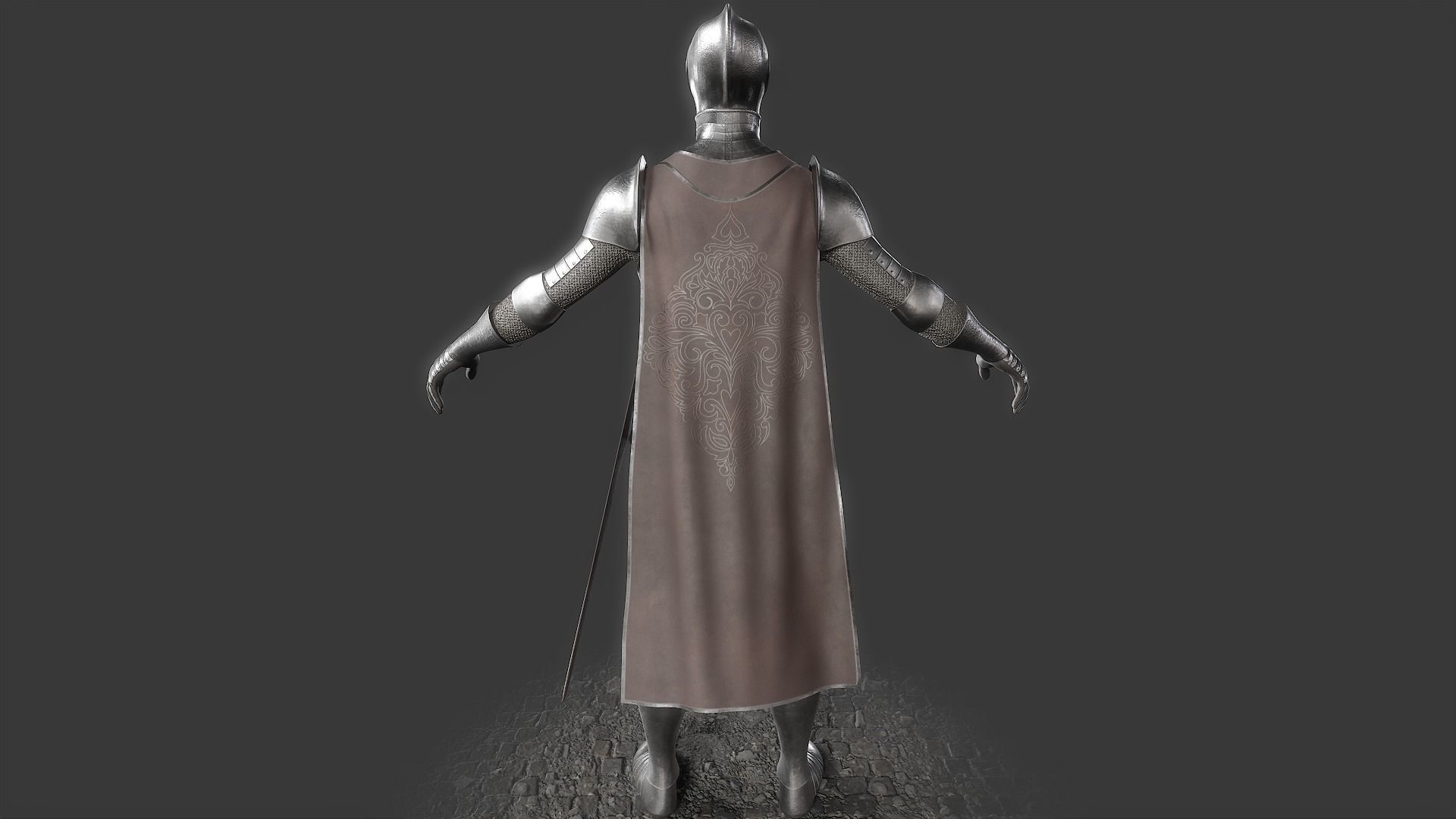 Knights Of Order Low-poly 3D model_7