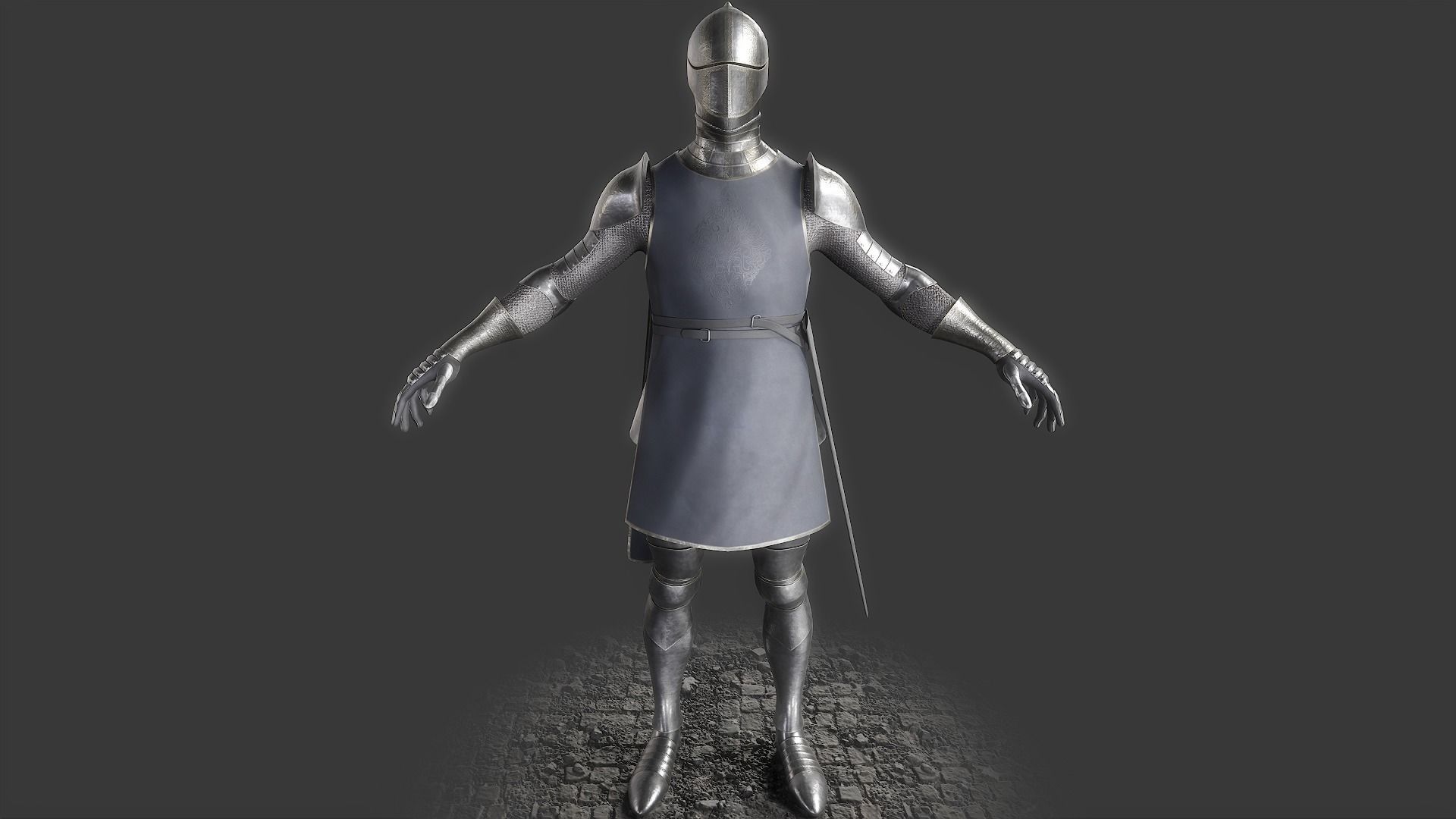 Knights Of Order Low-poly 3D model_4