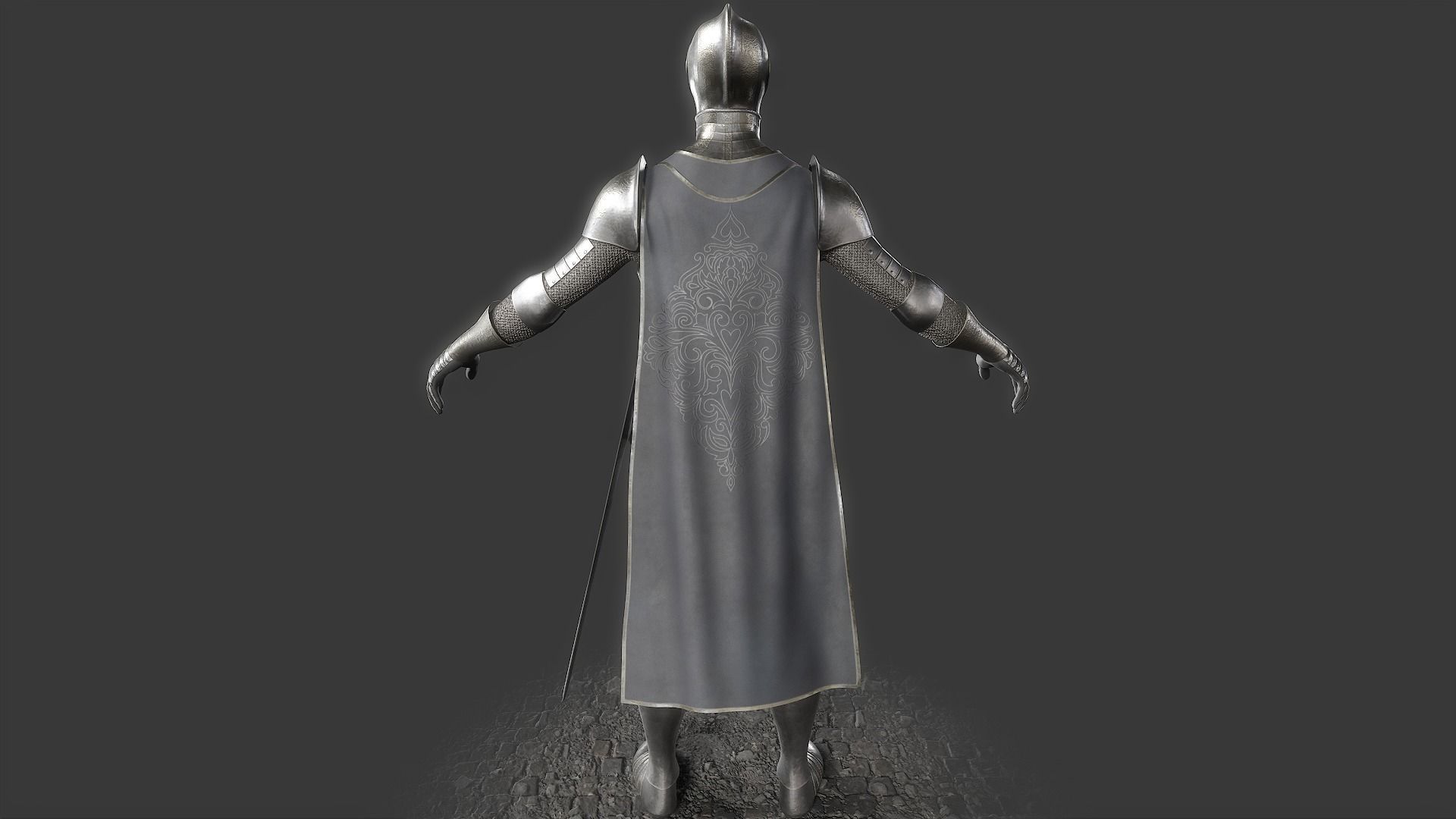 Knights Of Order Low-poly 3D model_8