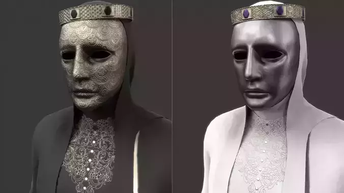 Iron King Low-poly 3D model