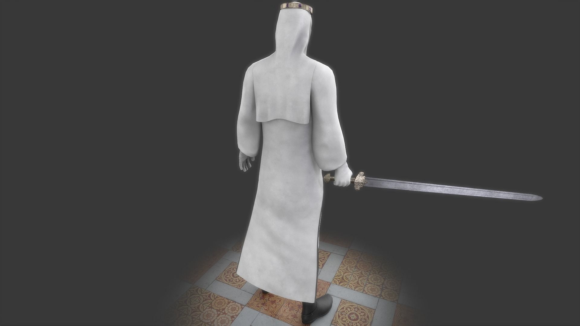 Iron King Low-poly 3D model_6