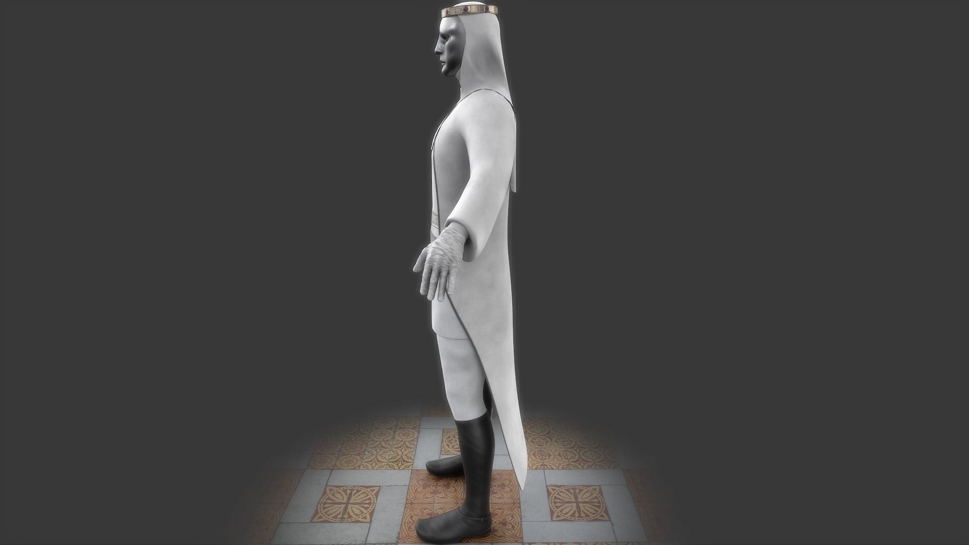 Iron King Low-poly 3D model_14