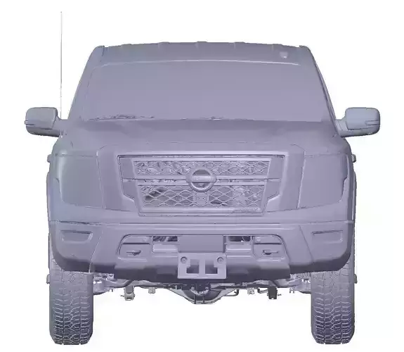 Nissan TitanV8 PRO 2020 complete 3d scan model 3D model