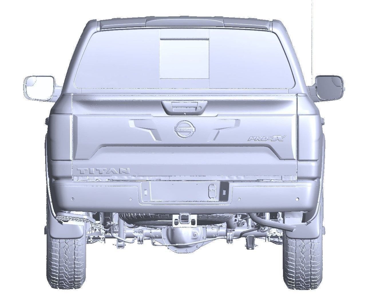 Nissan TitanV8 PRO 2020 complete 3d scan model 3D model_3