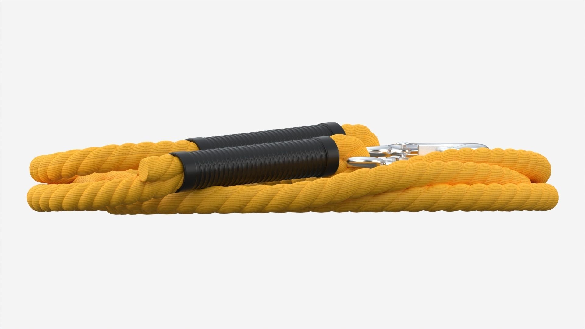 Towing Rope With Metal Hooks 3D model_5