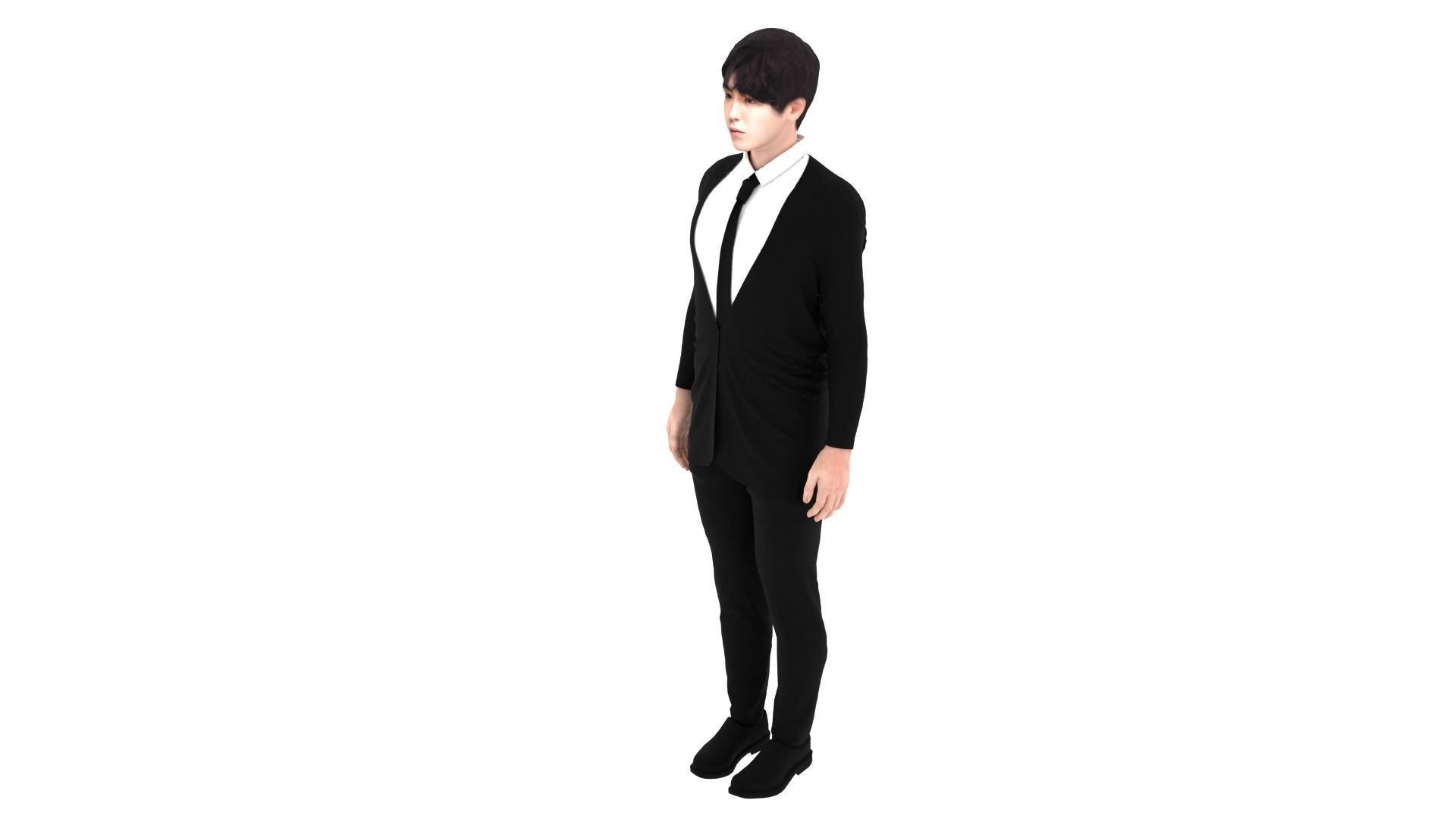 Nam Joo Hyuk Low-poly 3D model_2