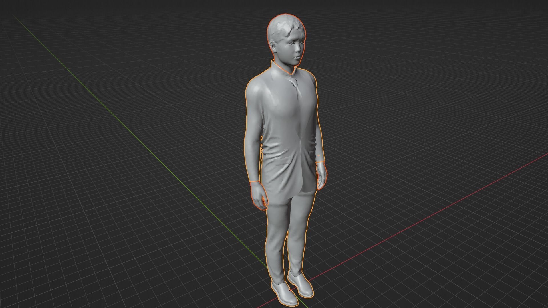 Nam Joo Hyuk Low-poly 3D model_8