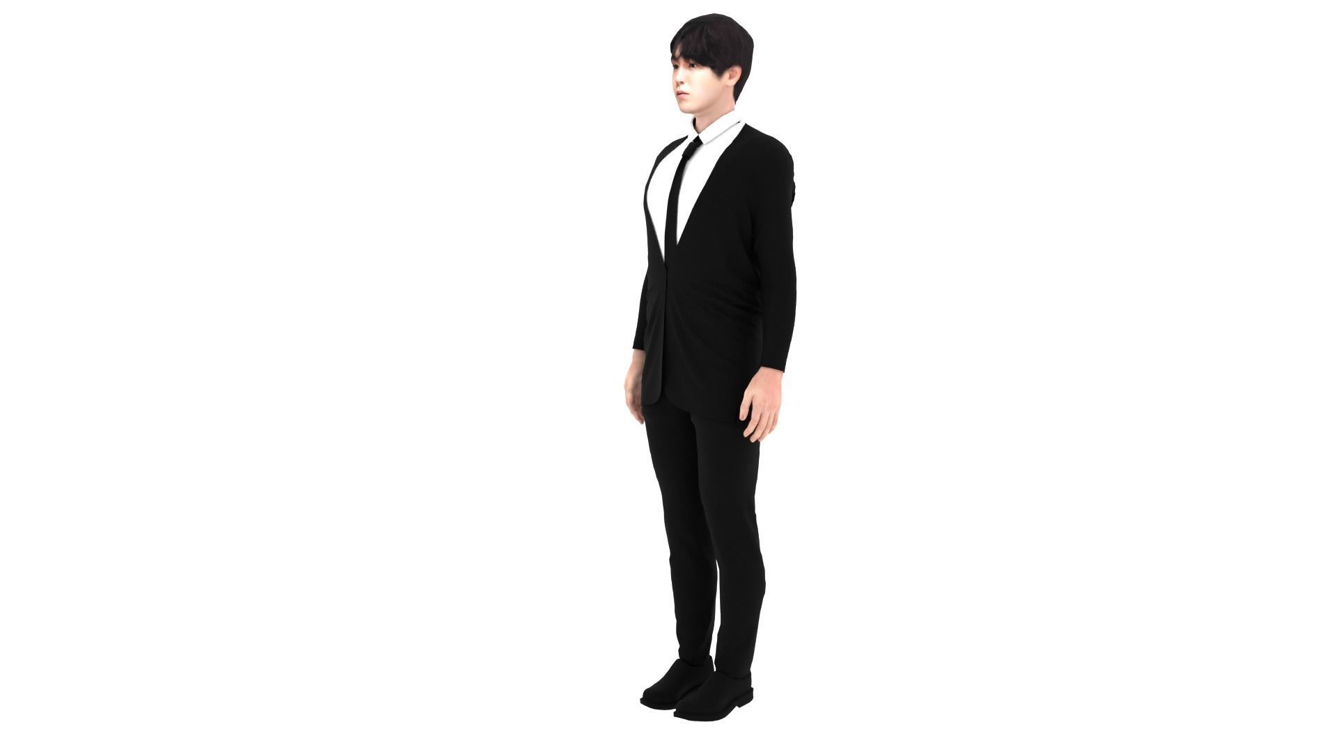 Nam Joo Hyuk Low-poly 3D model_4