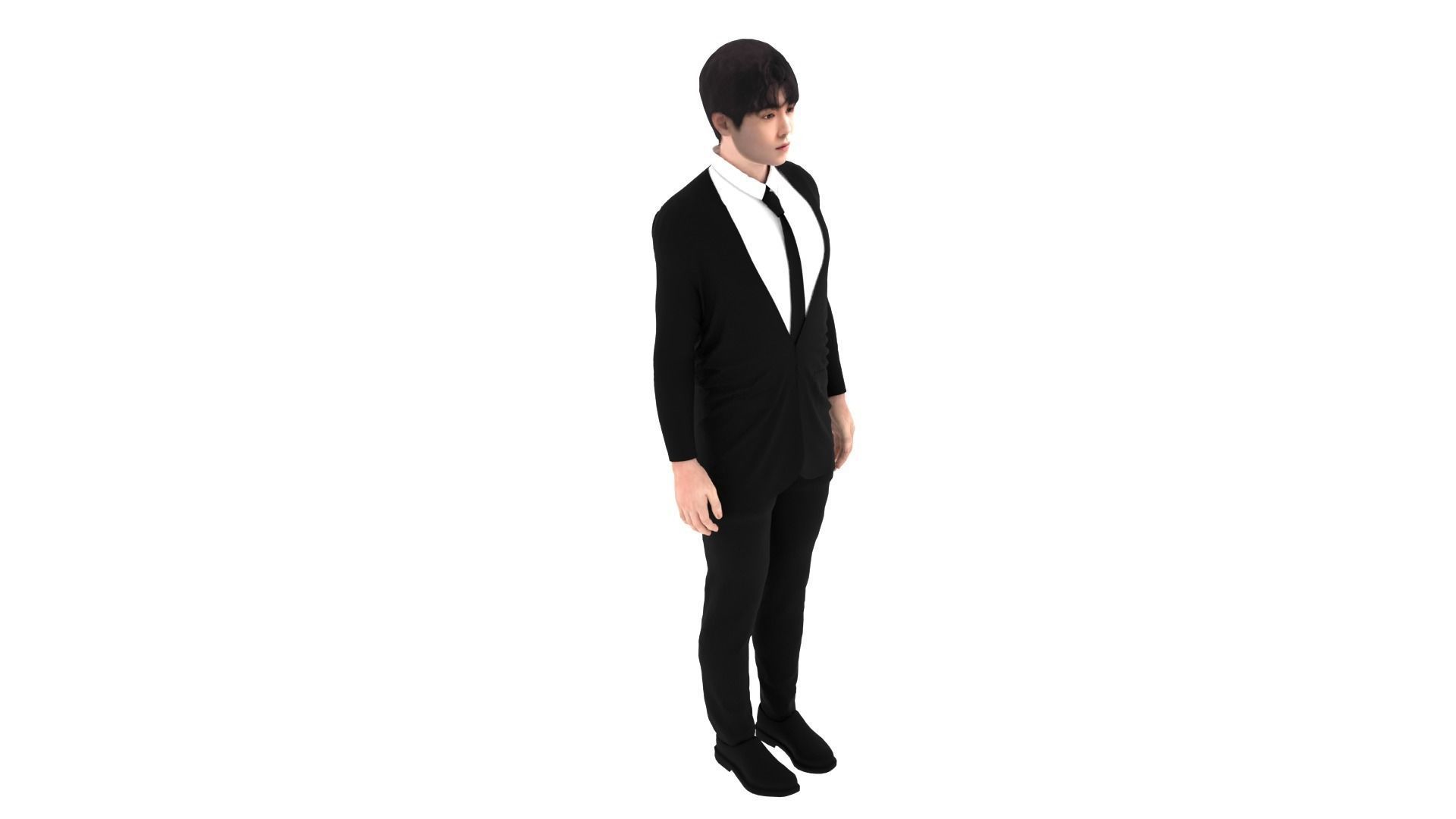 Nam Joo Hyuk Low-poly 3D model_3