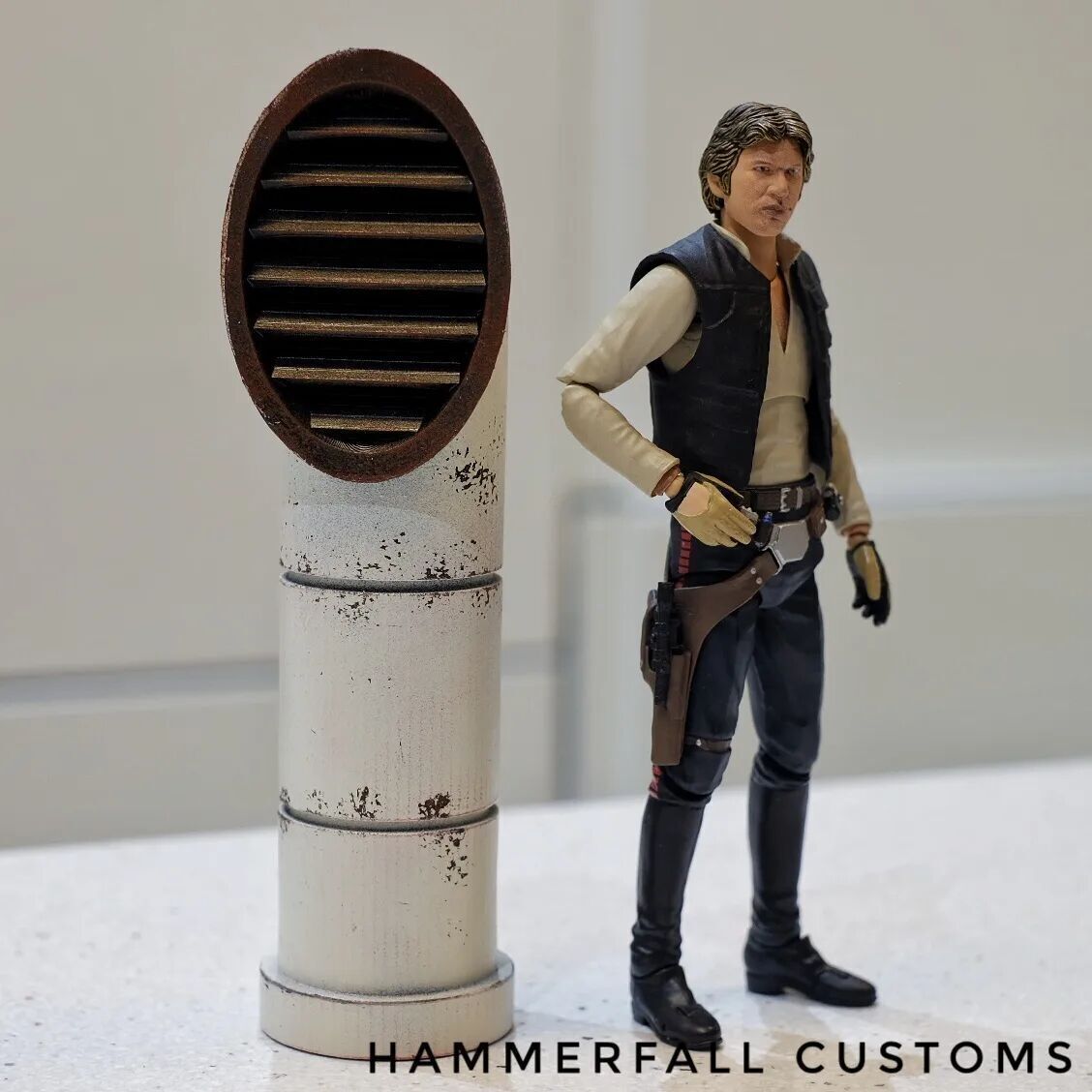 Hangar Exhaust Pipe Unit 3D print model_1