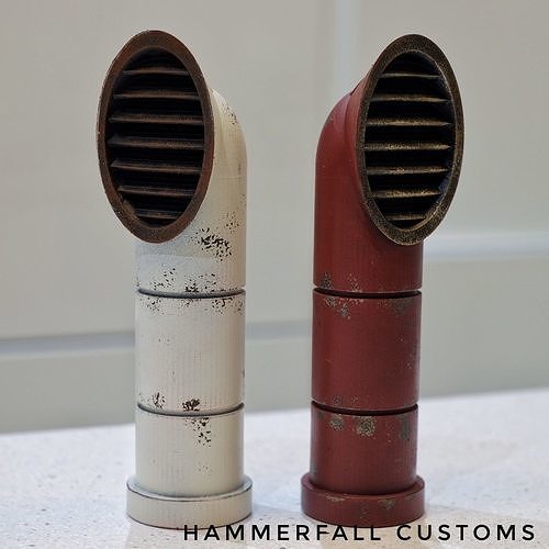 Hangar Exhaust Pipe Unit 3D print model