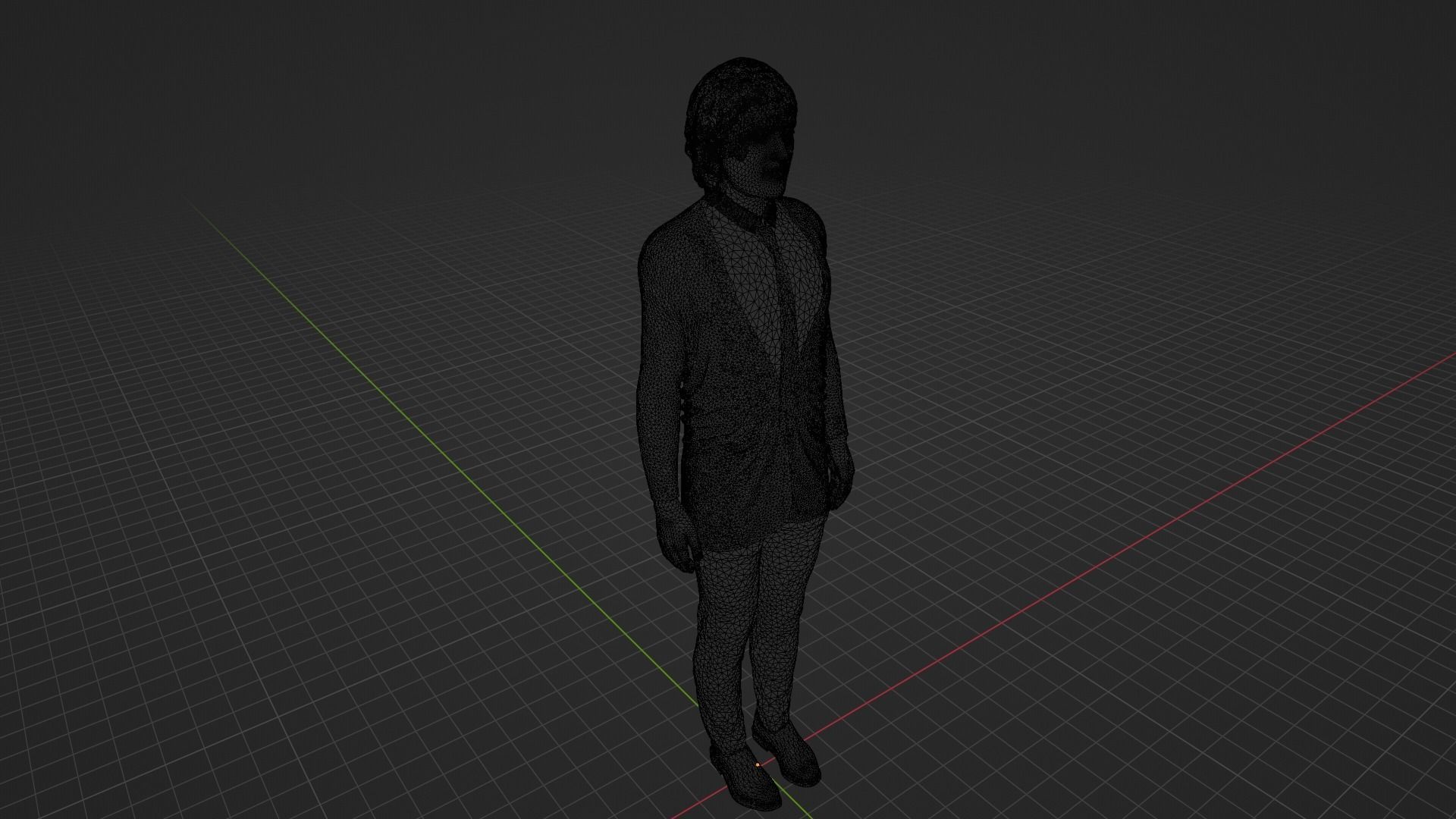 Owen Wilson Low-poly 3D model_9