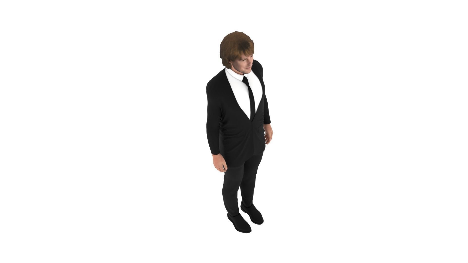 Owen Wilson Low-poly 3D model_6