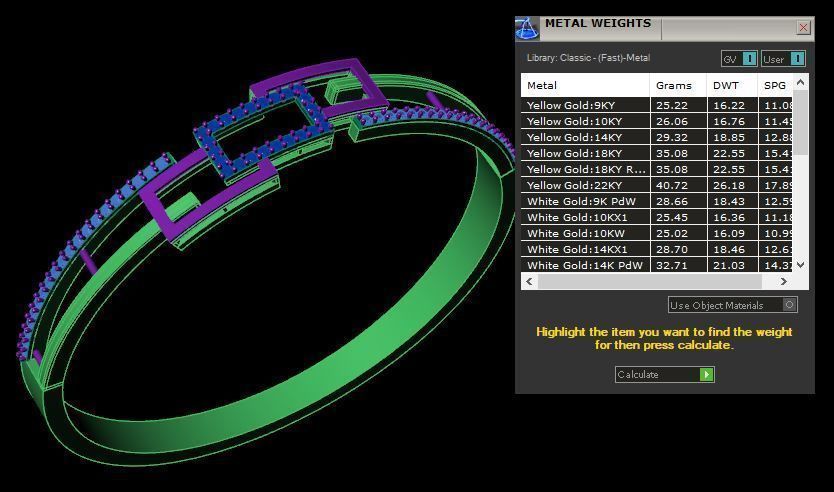 Bracelet 3D print model_4