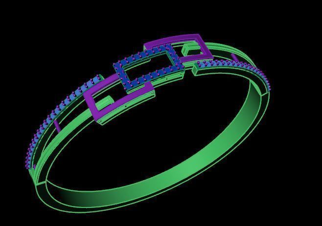 Bracelet 3D print model_1