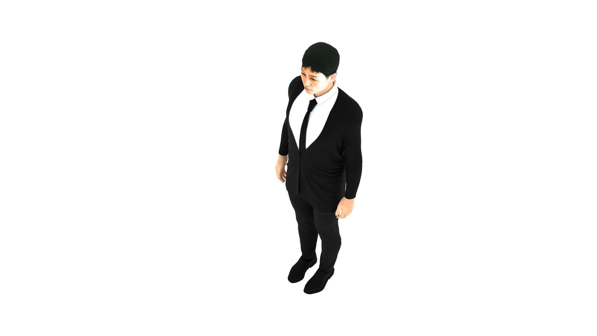 Park Hae-soo Low-poly 3D model_7