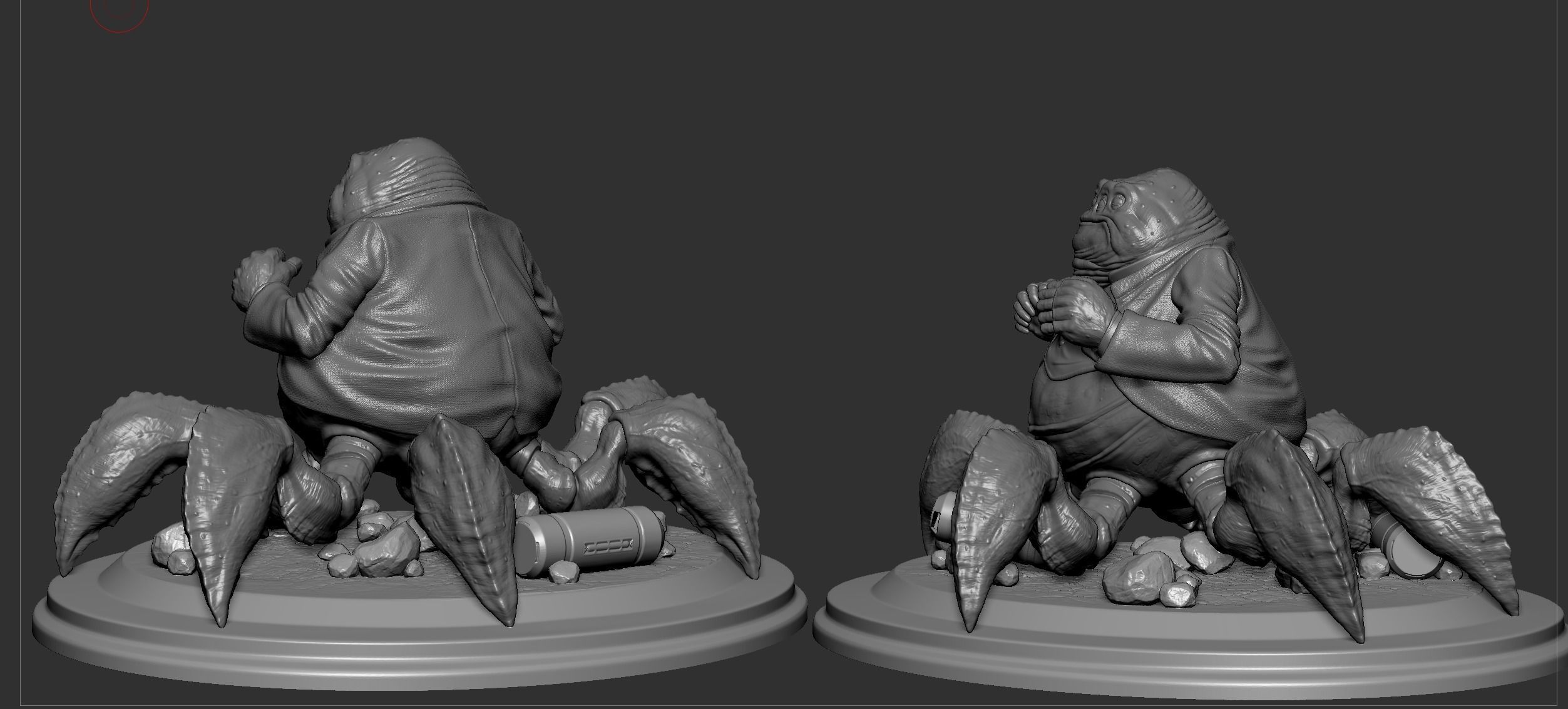 Mr Waternoose Figure 3D print model_4