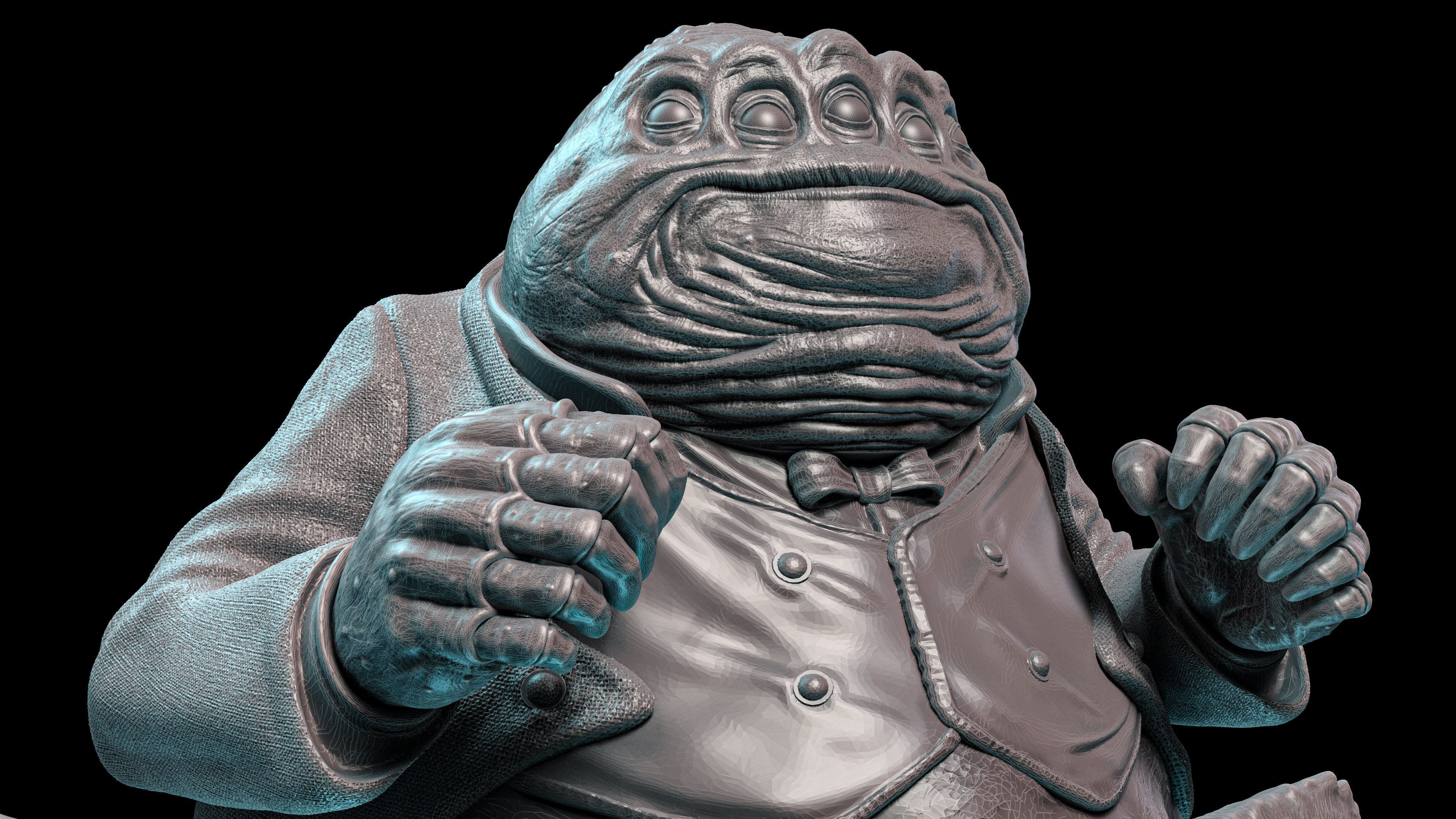 Mr Waternoose Figure 3D print model_1