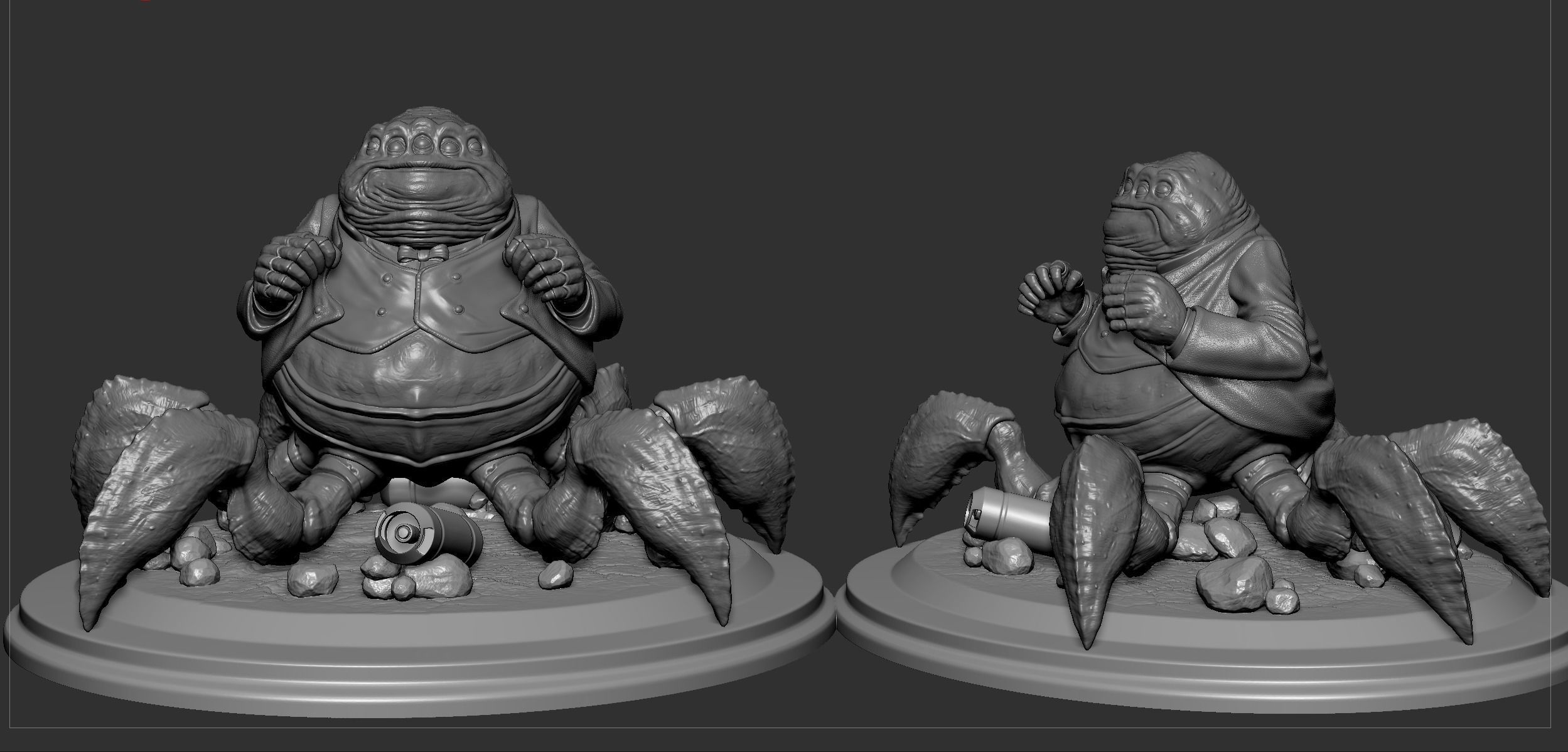 Mr Waternoose Figure 3D print model_8