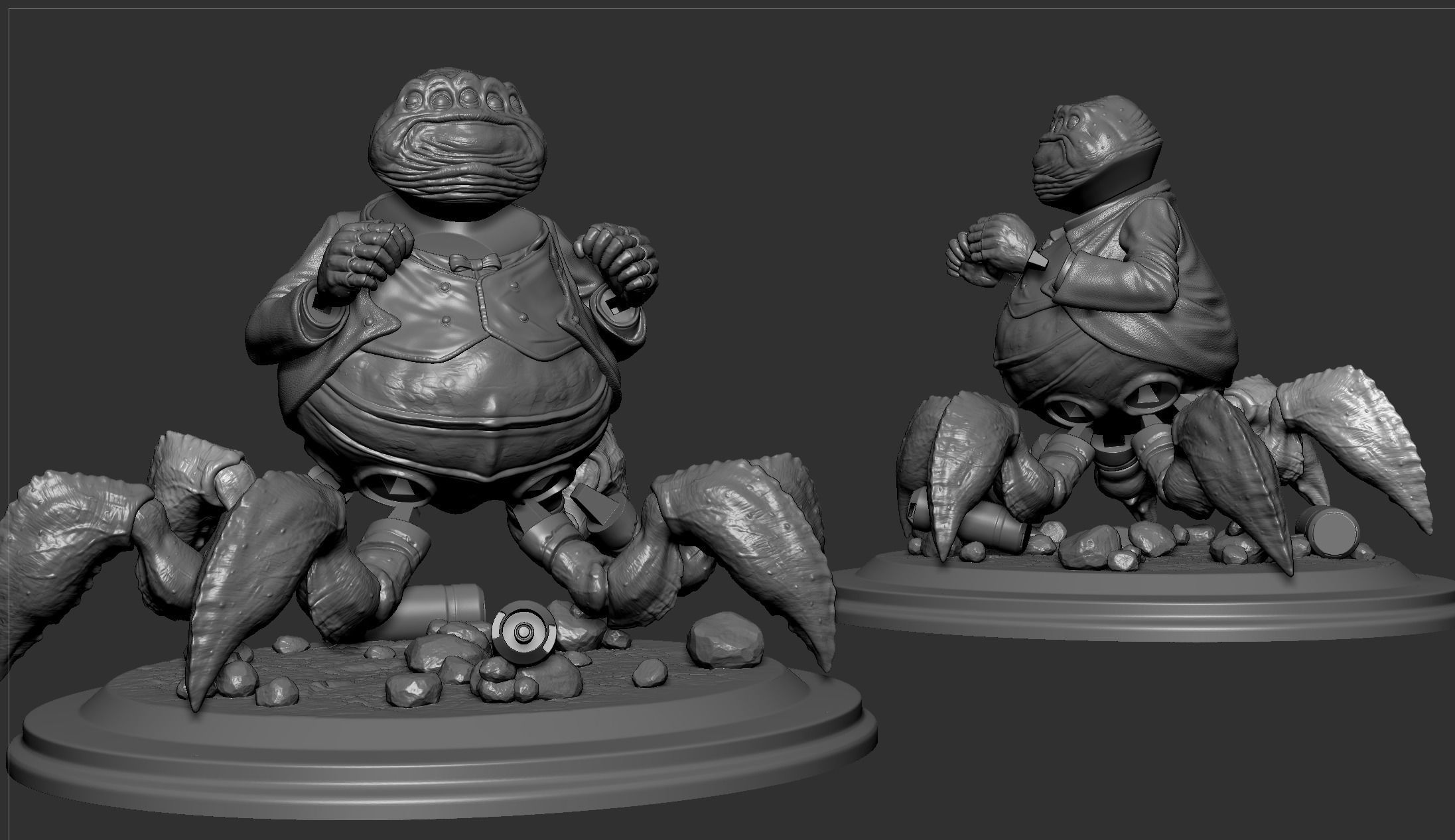 Mr Waternoose Figure 3D print model_5