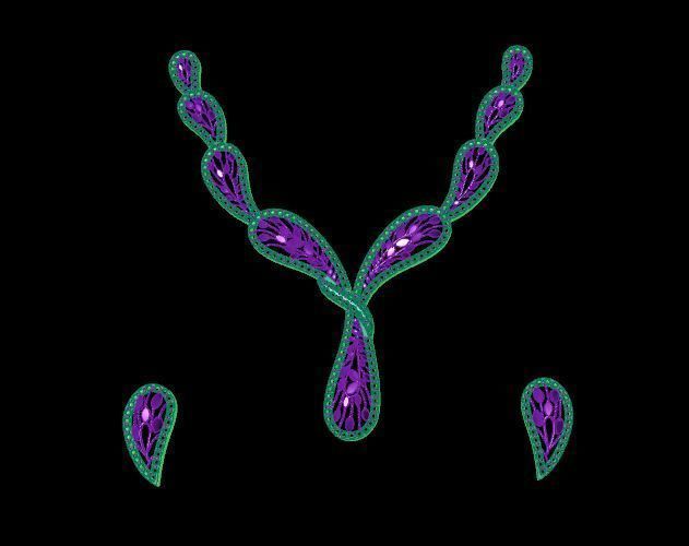 Necklaces  3D print model_3