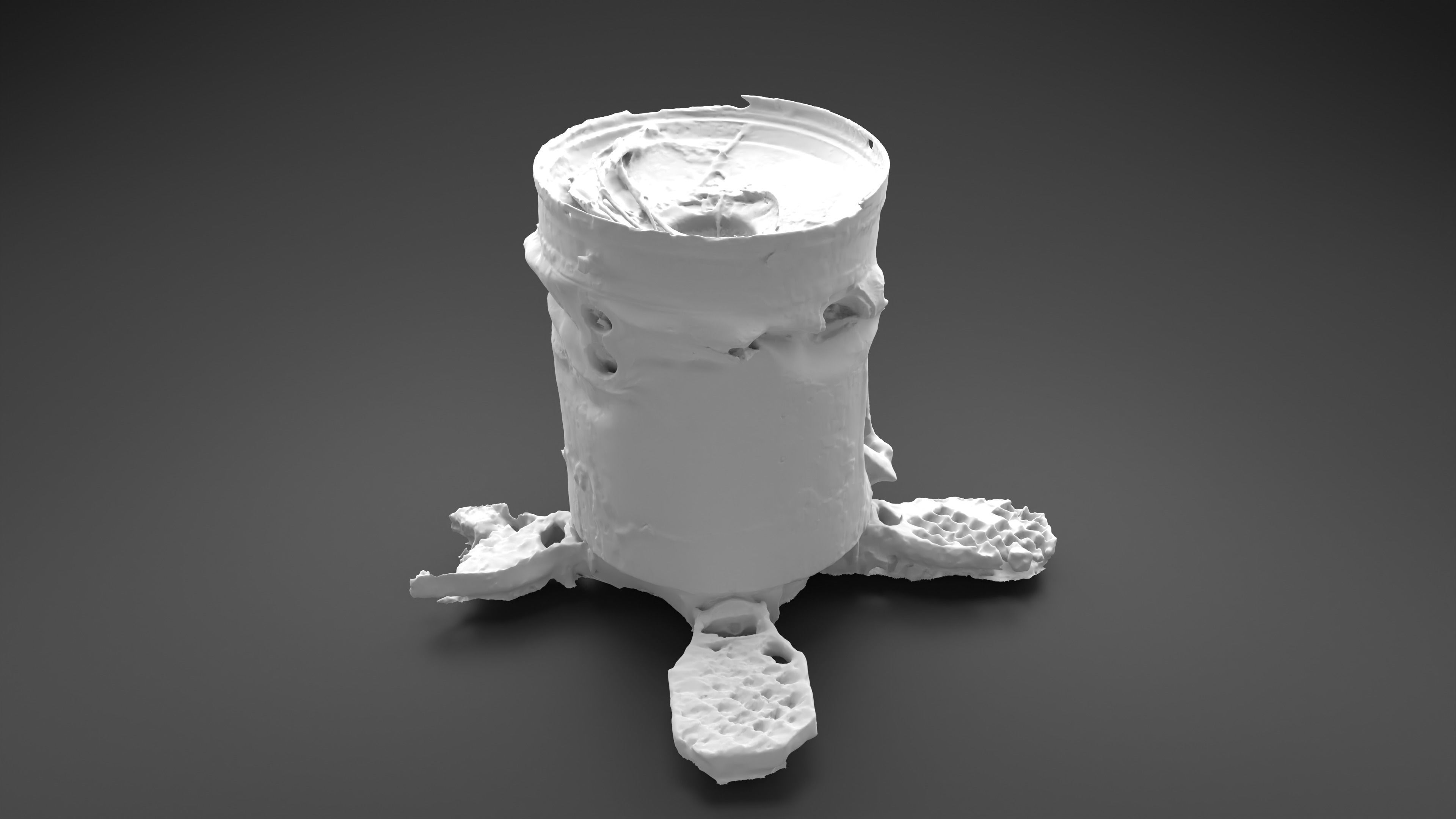 Destroyed OTR-21 SS-21 Scarab Tochka-U Photoscan 3D model_11