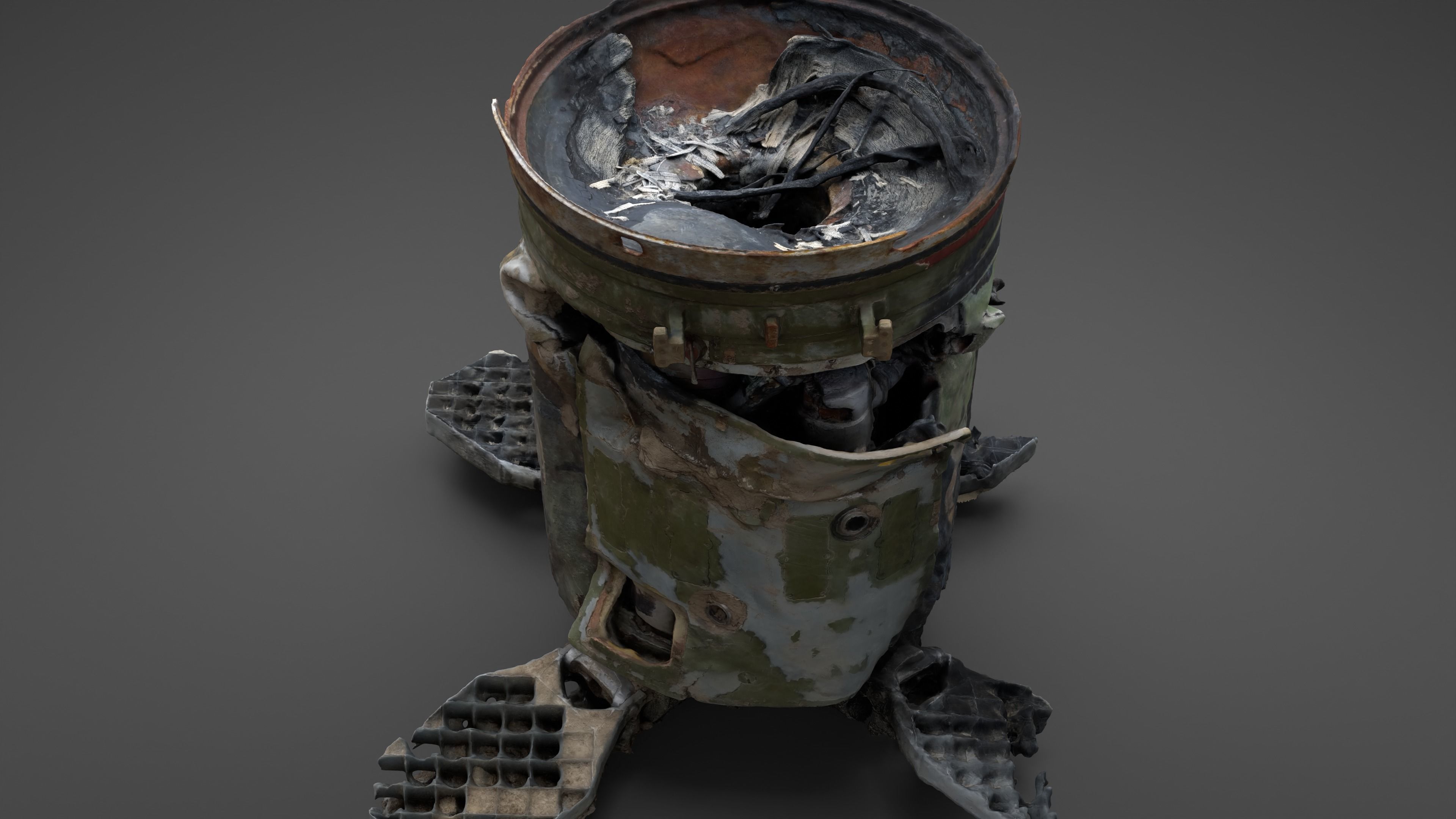 Destroyed OTR-21 SS-21 Scarab Tochka-U Photoscan 3D model_30