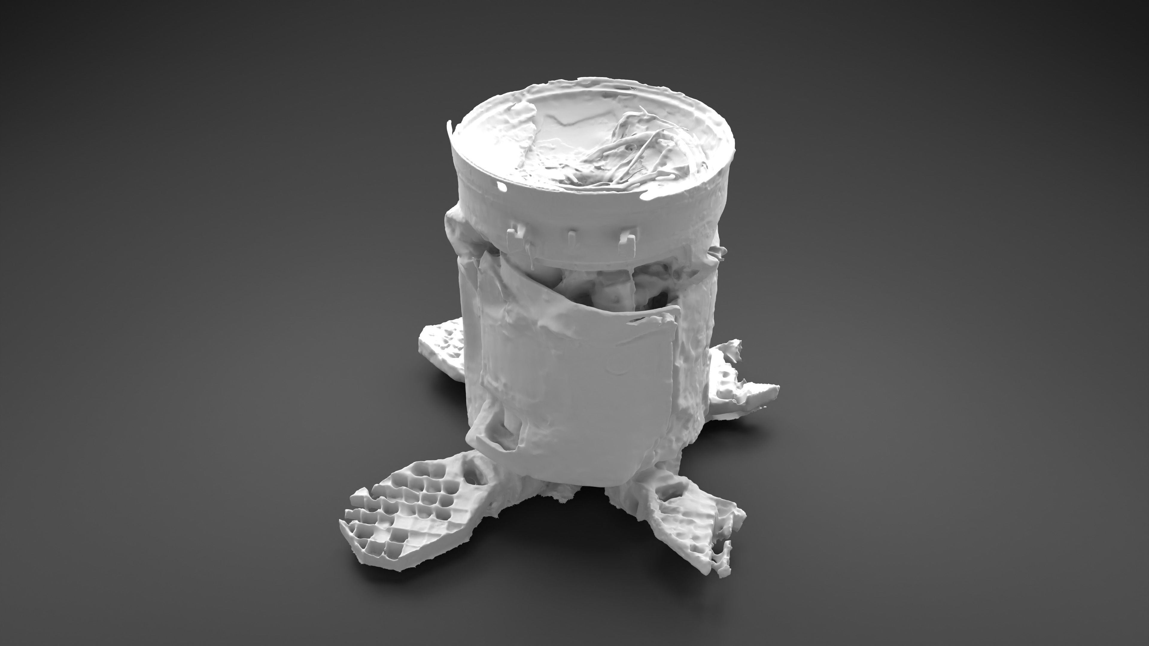 Destroyed OTR-21 SS-21 Scarab Tochka-U Photoscan 3D model_25