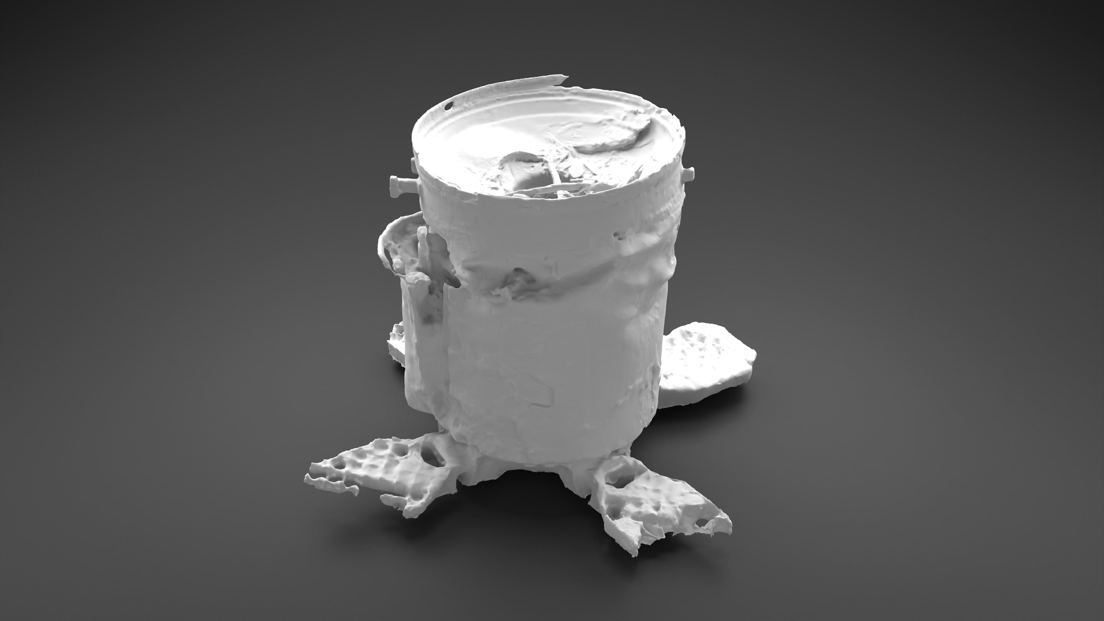 Destroyed OTR-21 SS-21 Scarab Tochka-U Photoscan 3D model_19