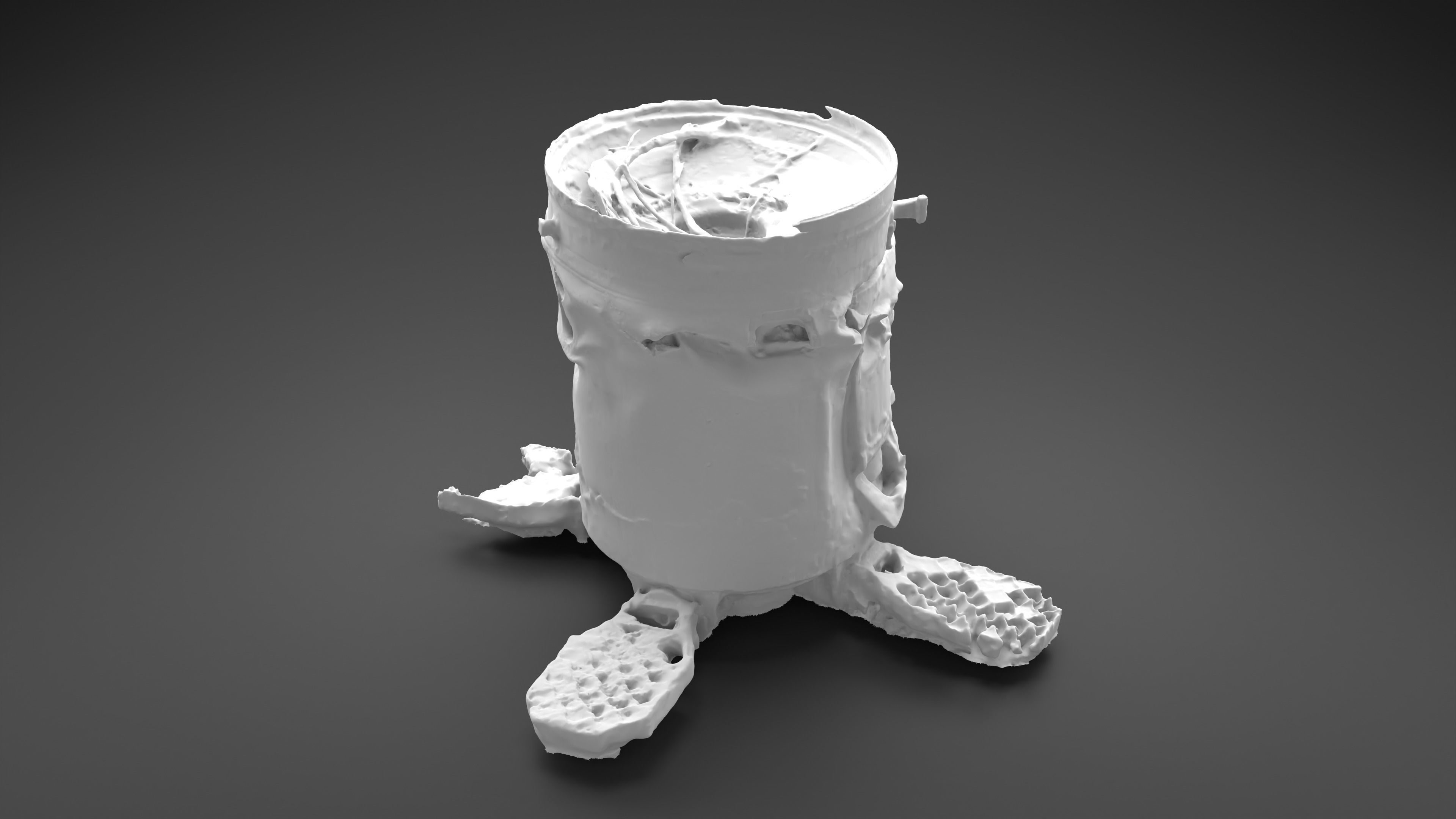 Destroyed OTR-21 SS-21 Scarab Tochka-U Photoscan 3D model_9